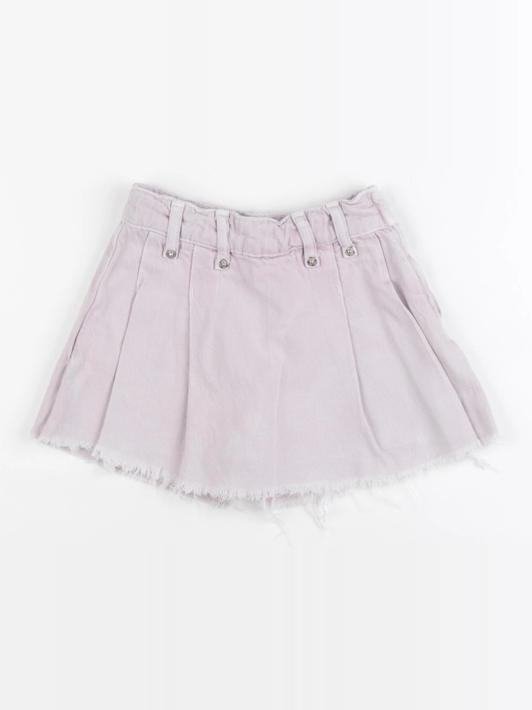 Zara - jupe short violet - 6 ans
