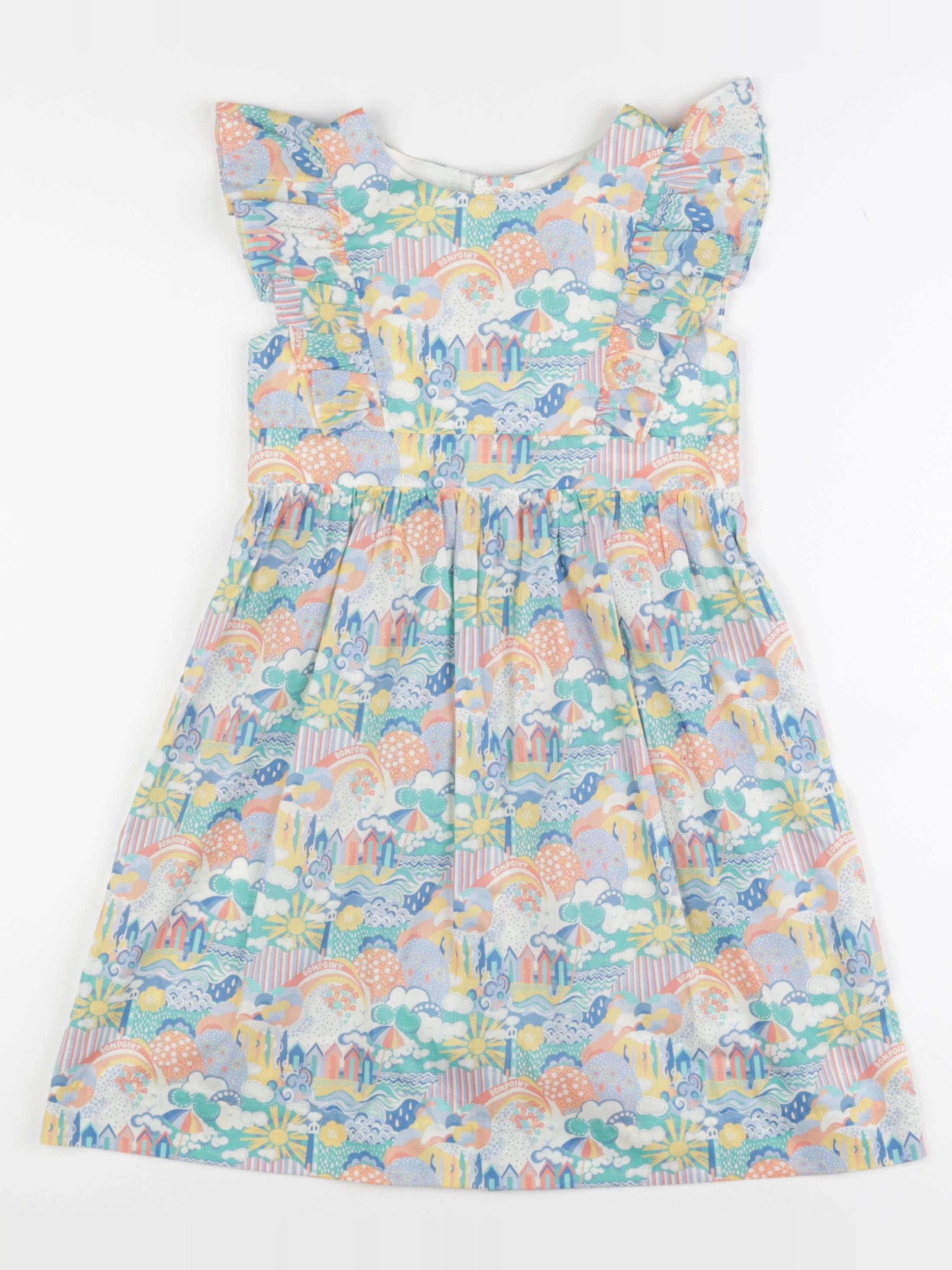 Bonpoint - robe multicolore - 6 ans