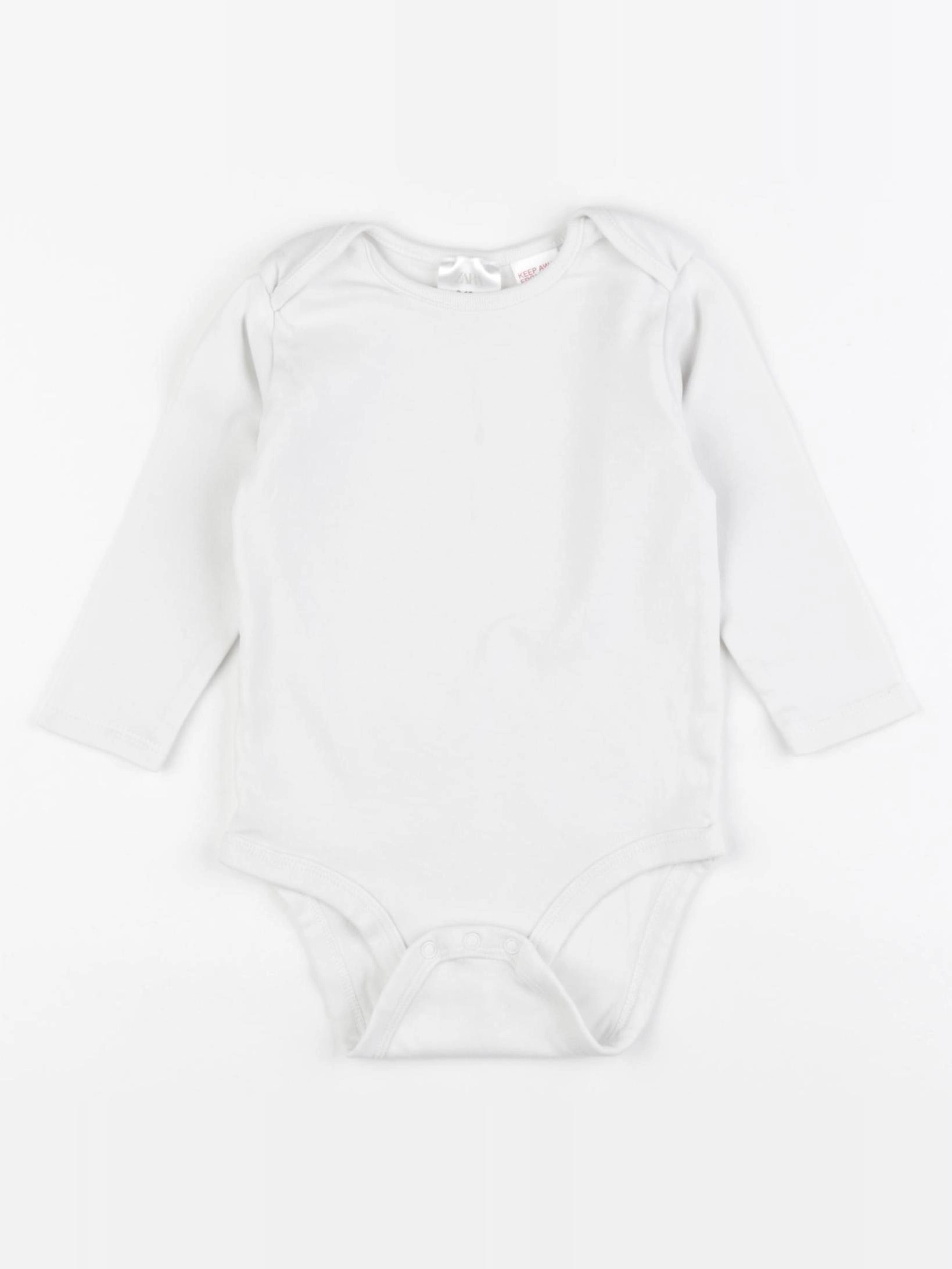 Zara - body blanc - 9/12 mois