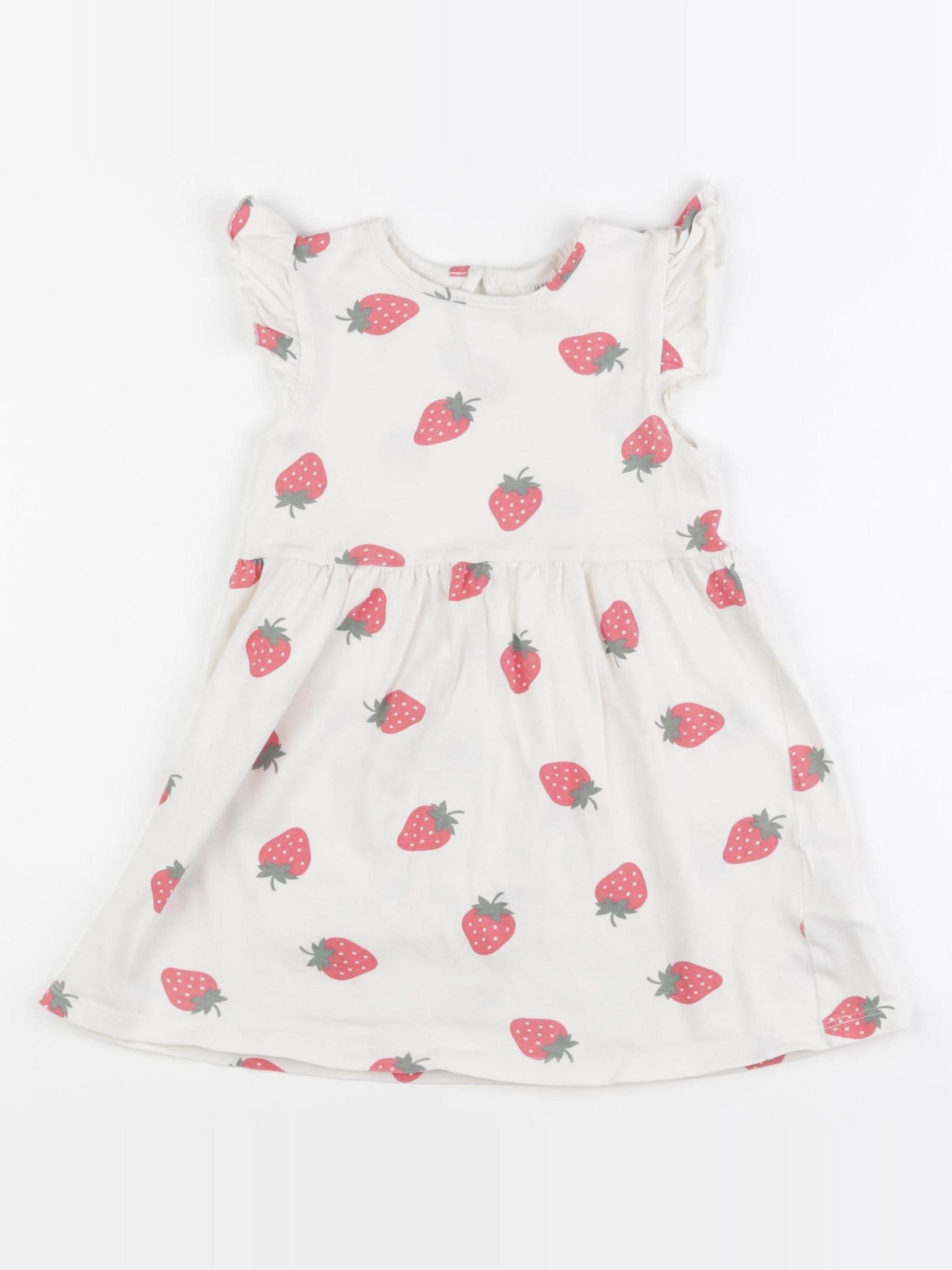 H&M - robe rouge - 18/24 mois