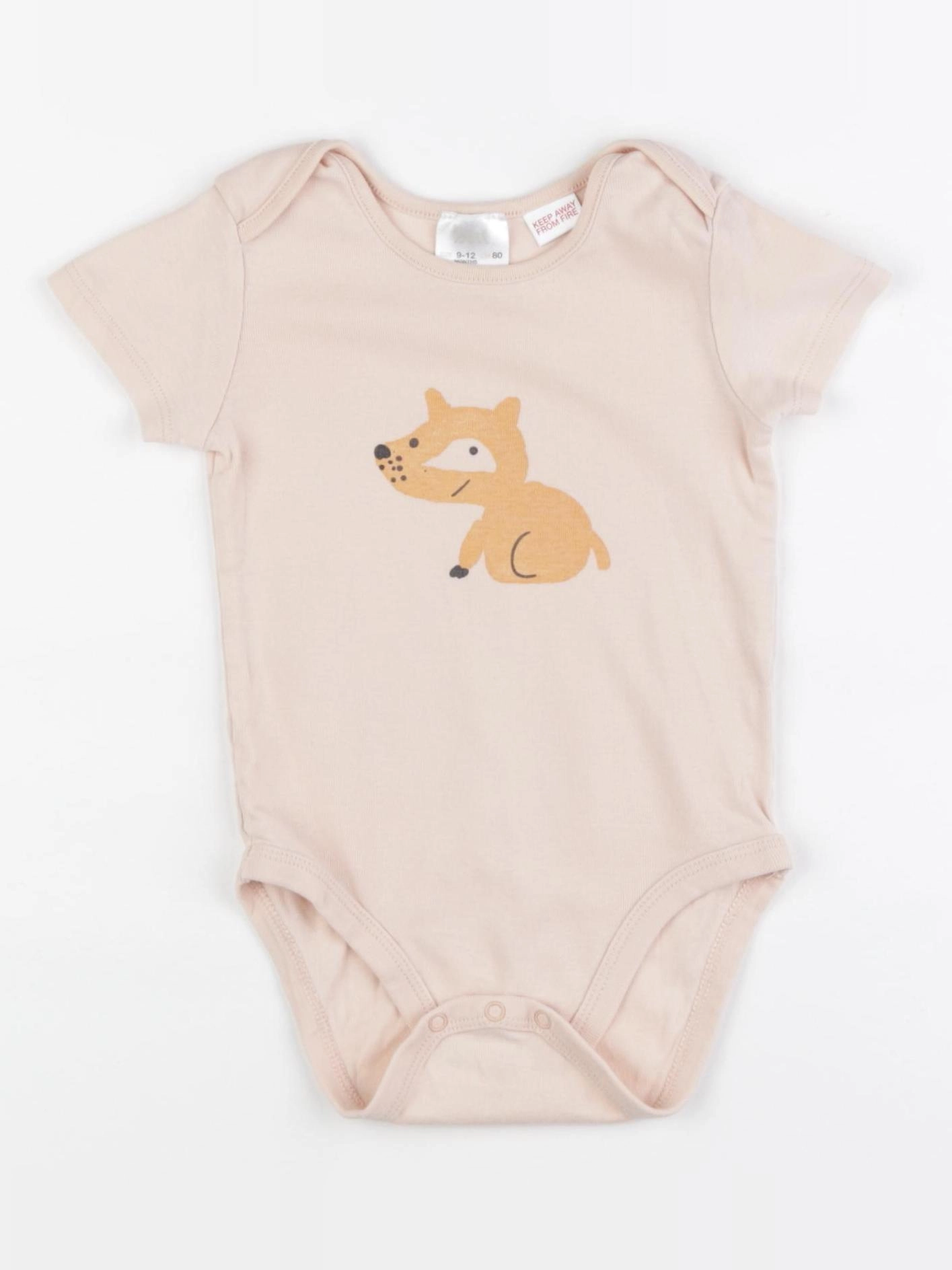 Zara - body rose - 9/12 mois