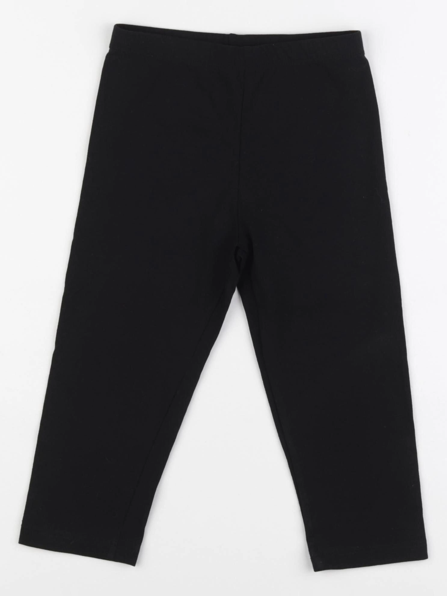 H&M - legging court noir - 6/7 ans
