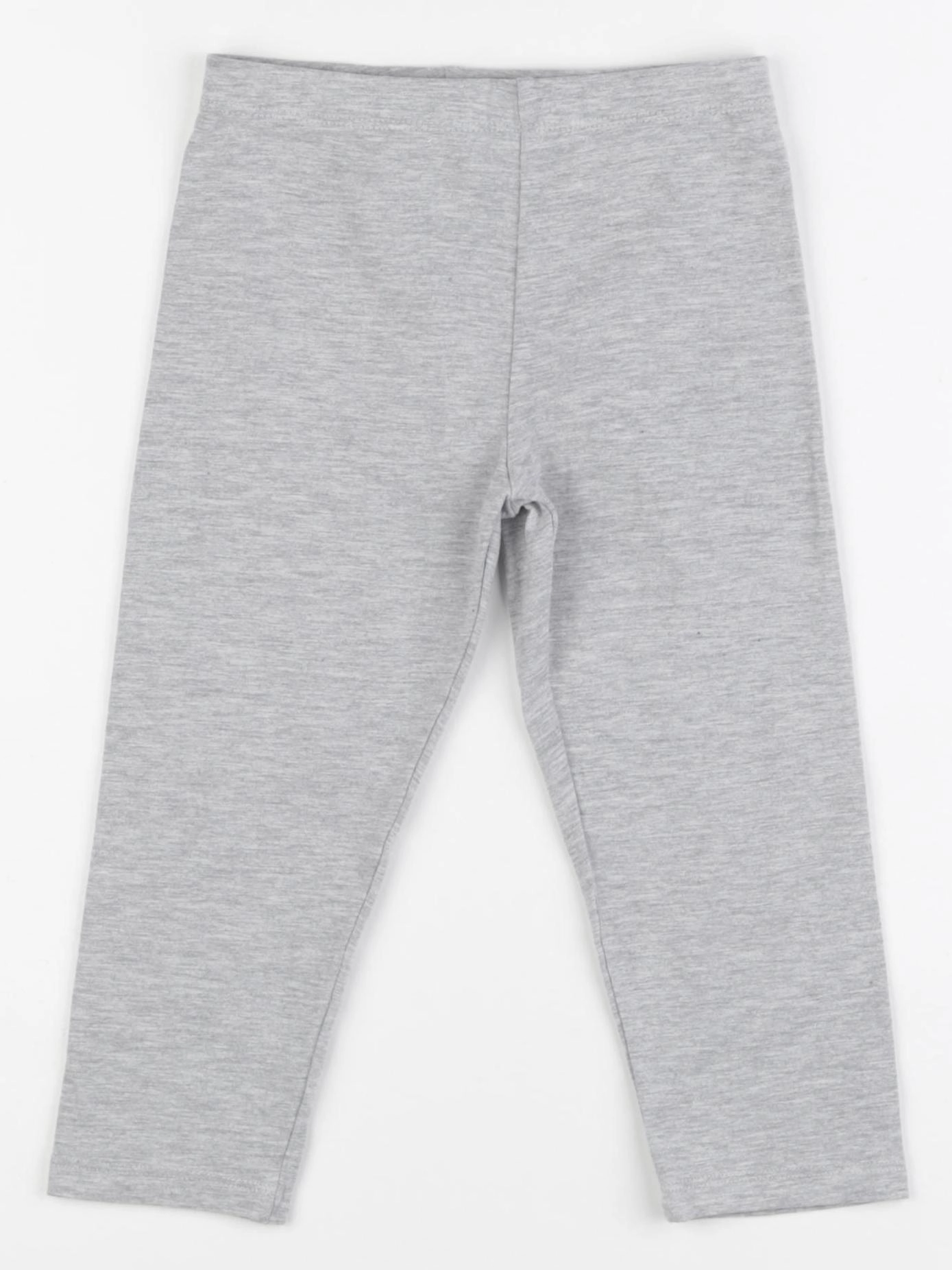 H&M - legging court gris - 6/7 ans