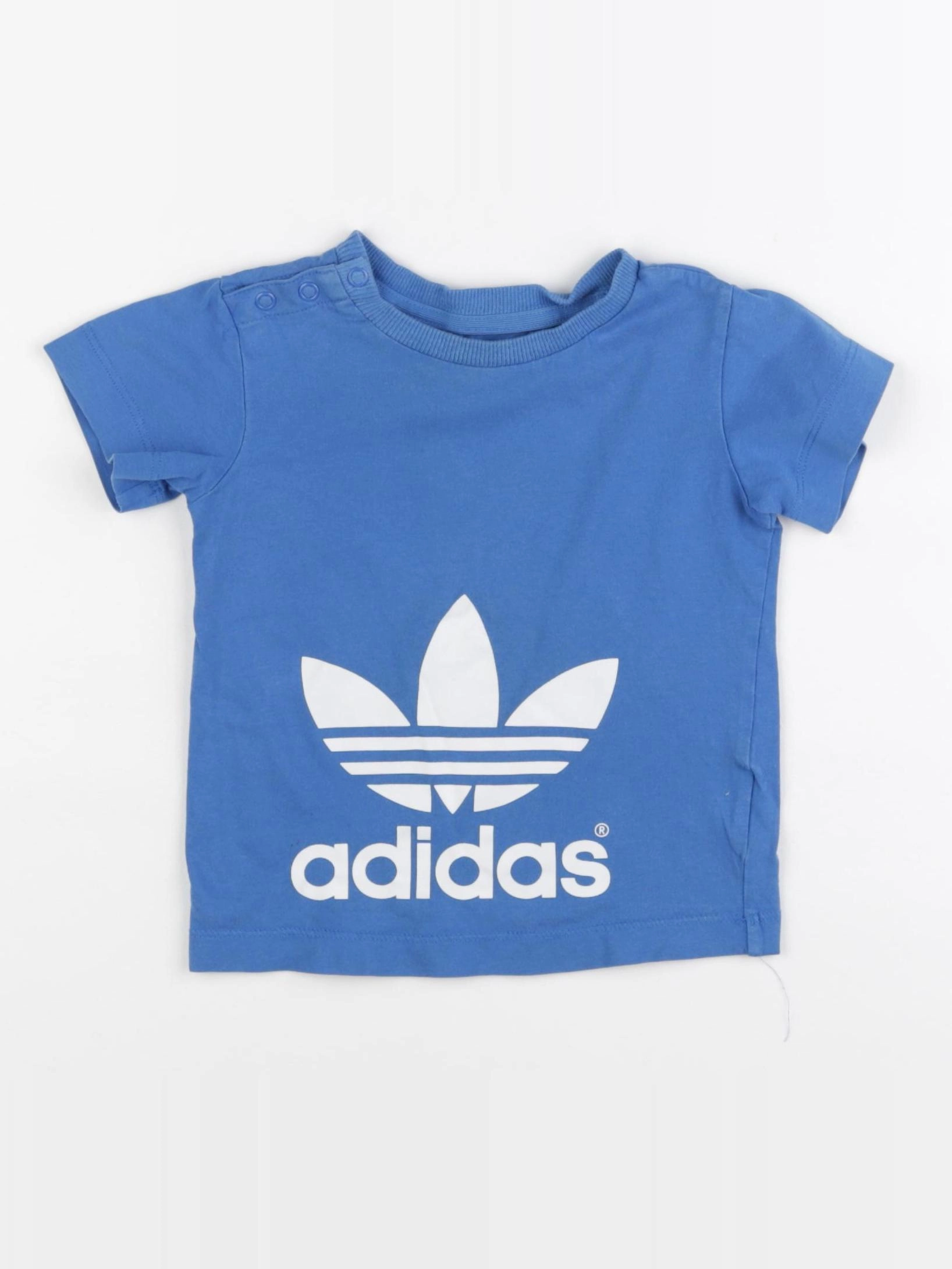 Adidas - tee-shirt bleu - 9/12 mois