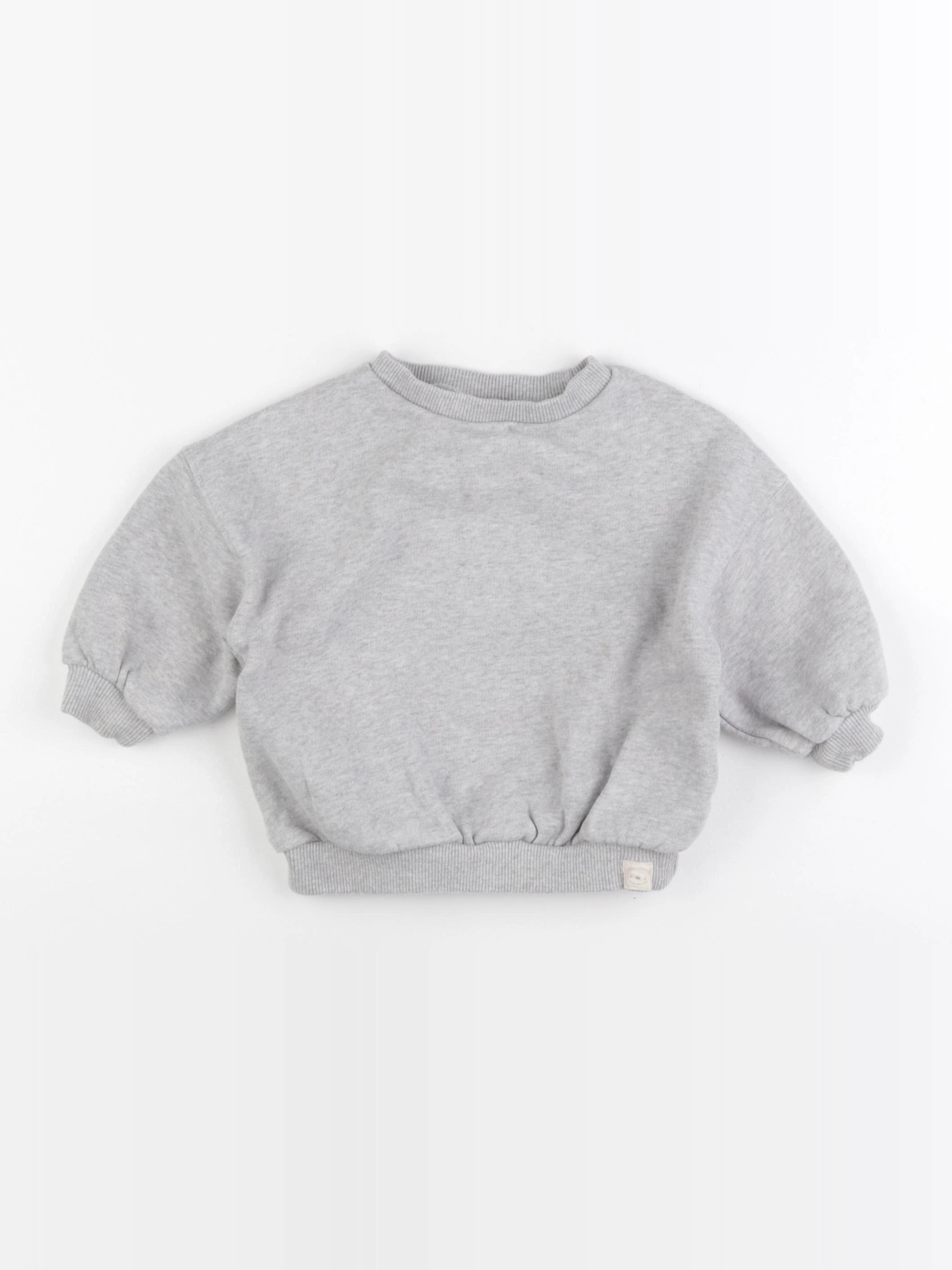 Next - sweat gris - 12/18 mois