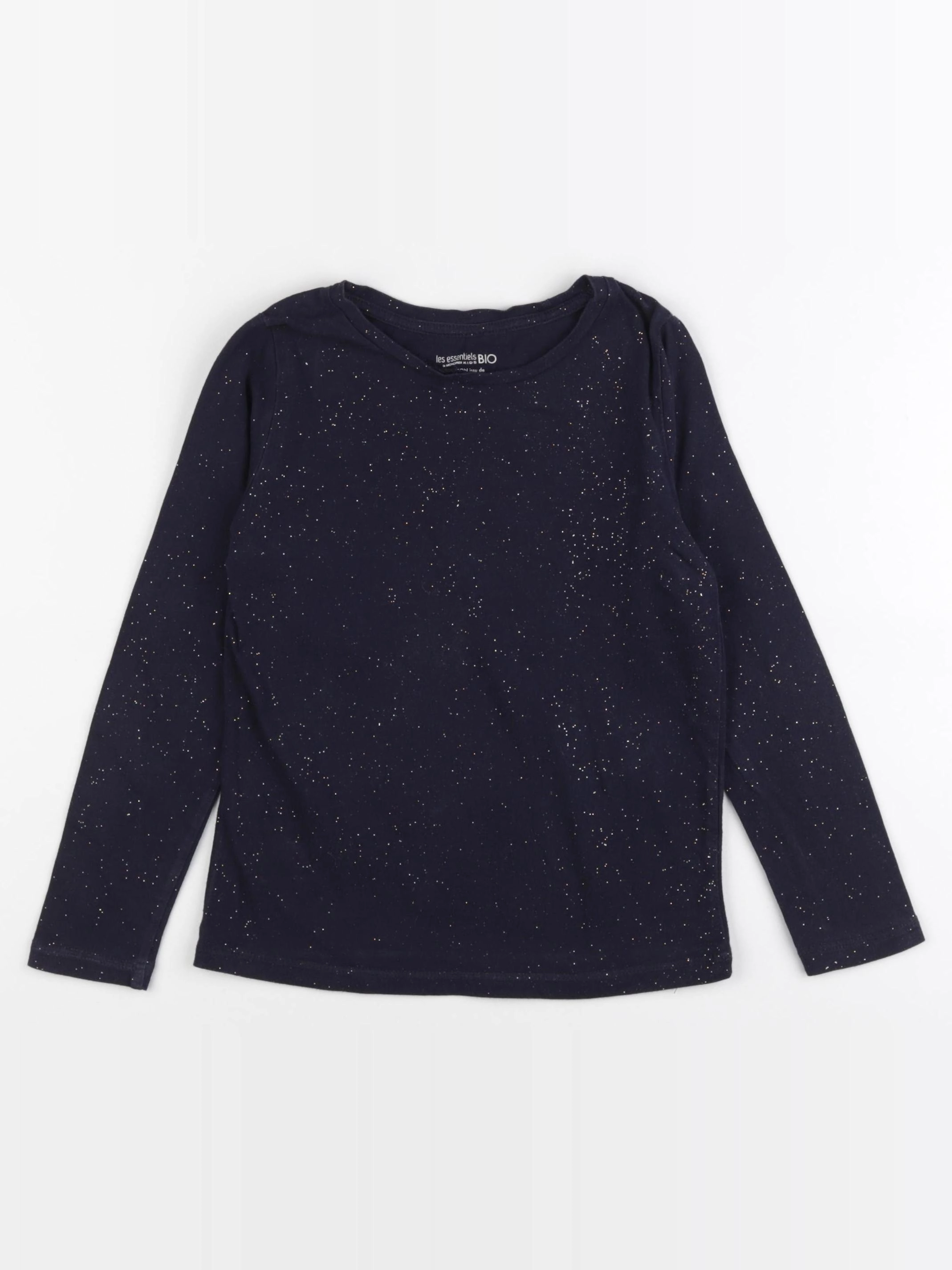 Monoprix - tee-shirt bleu, argent - 6 ans