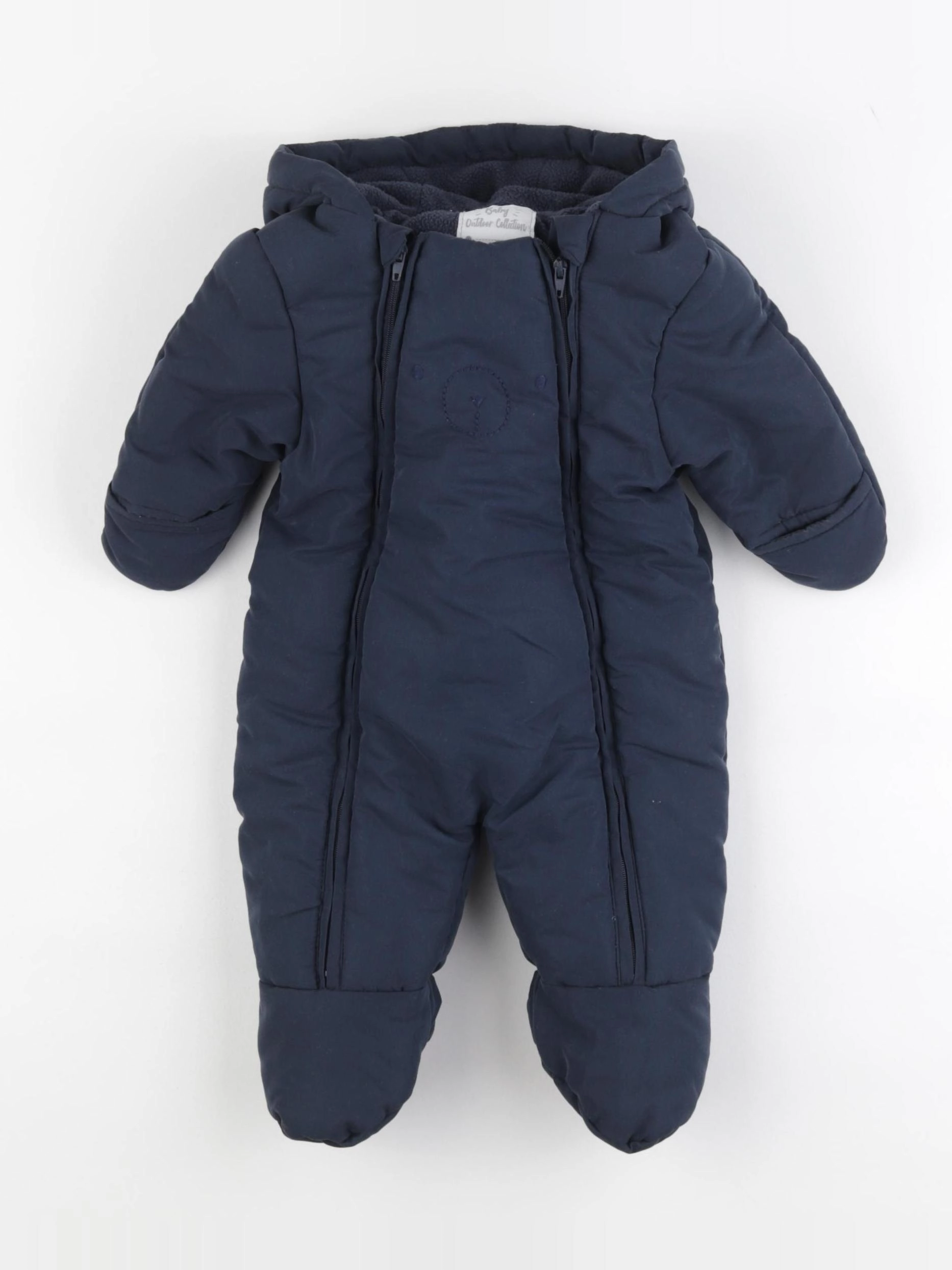 Vertbaudet - combi-pilote bleu - 1 mois