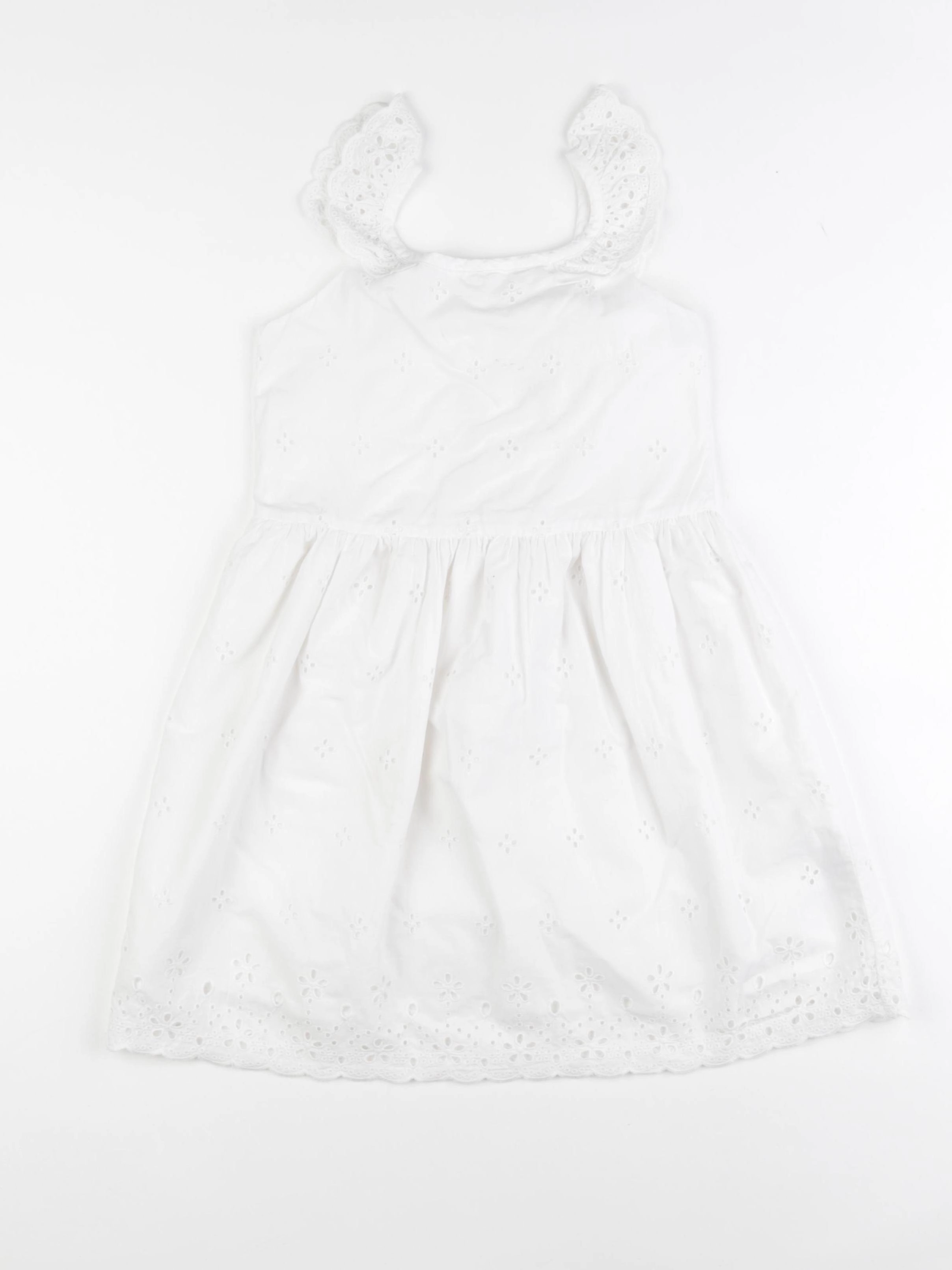 GAP - robe blanc - 6/7 ans
