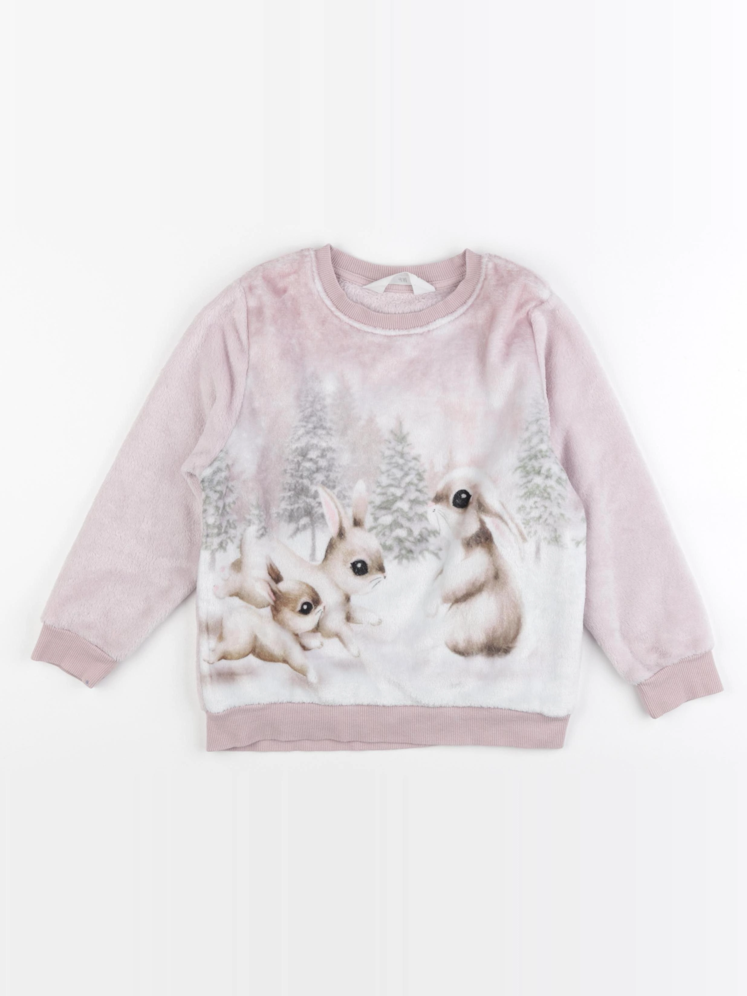 H&M - pull rose - 4/6 ans