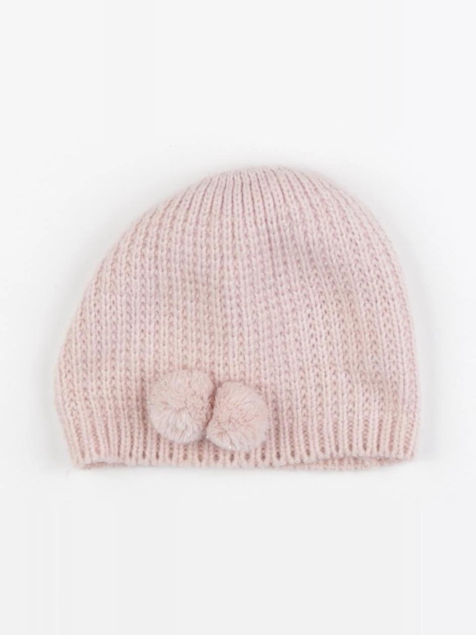 H&M - bonnet rose - 18 mois à 4 ans