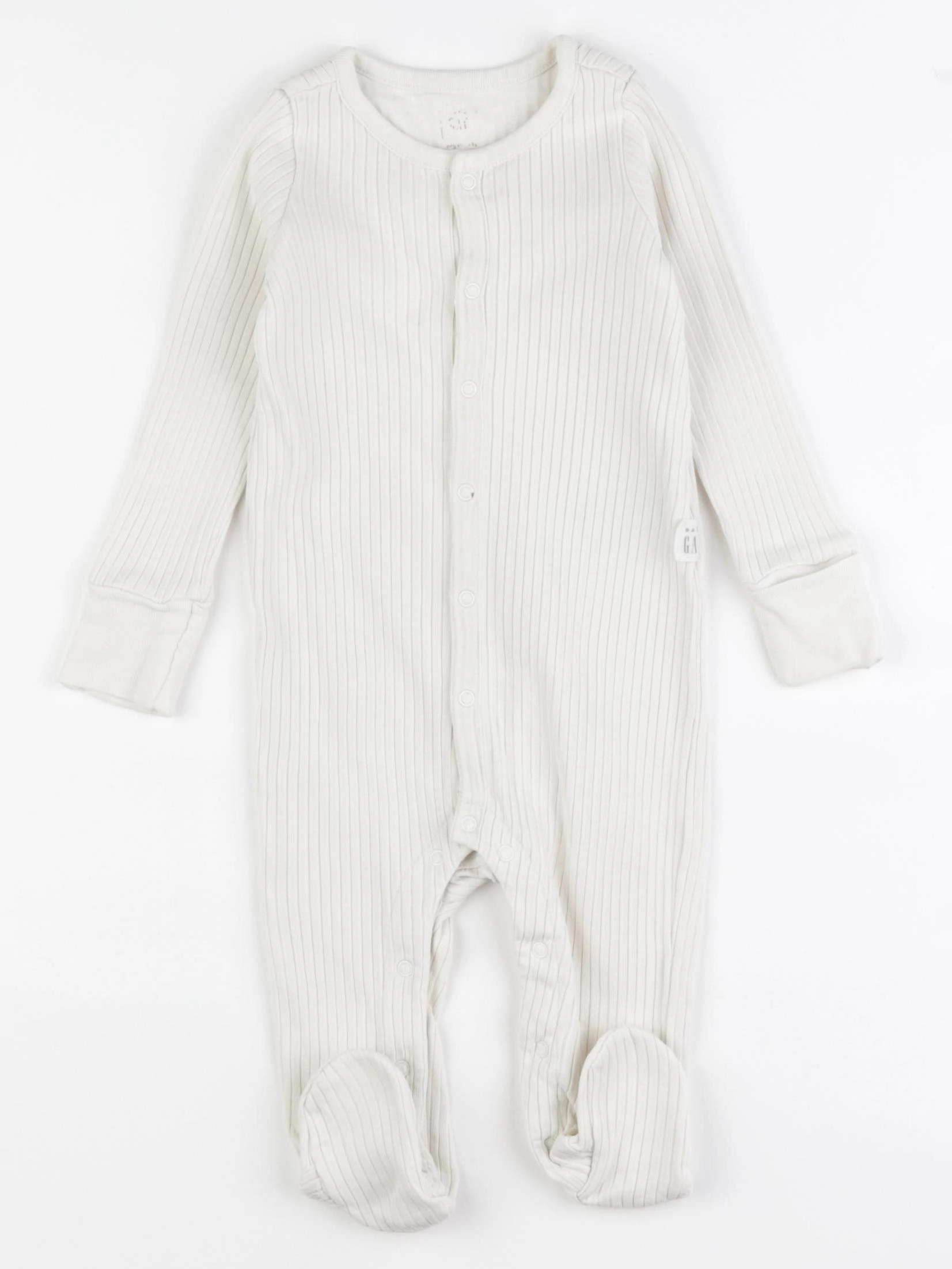 GAP - pyjama coton beige - 3/6 mois