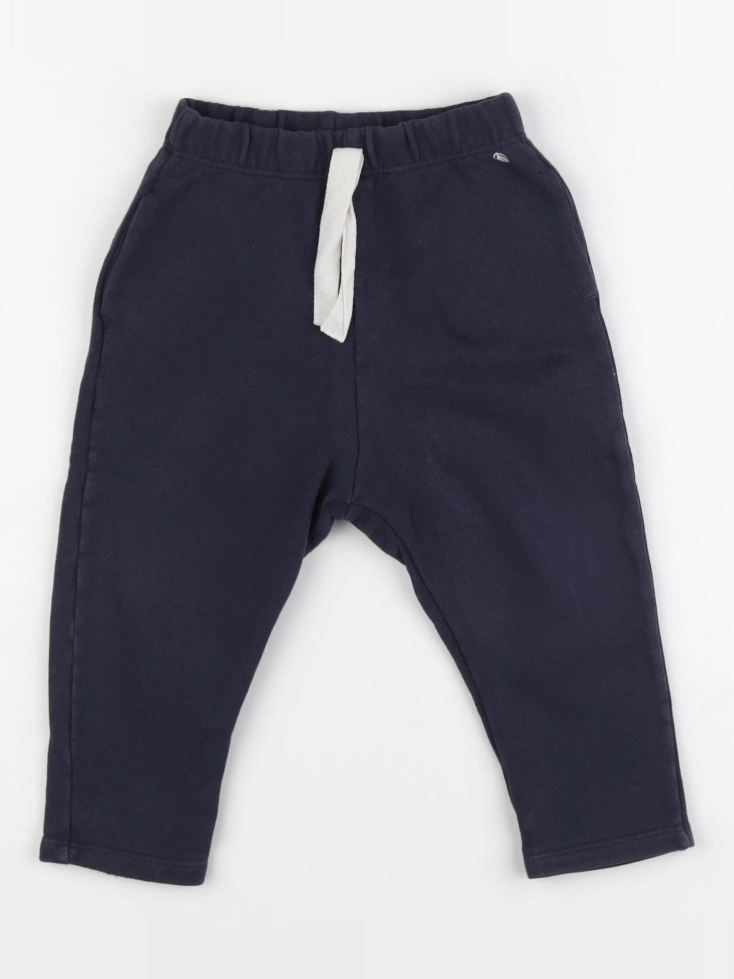 Petit Bateau - pantalon bleu - 18 mois