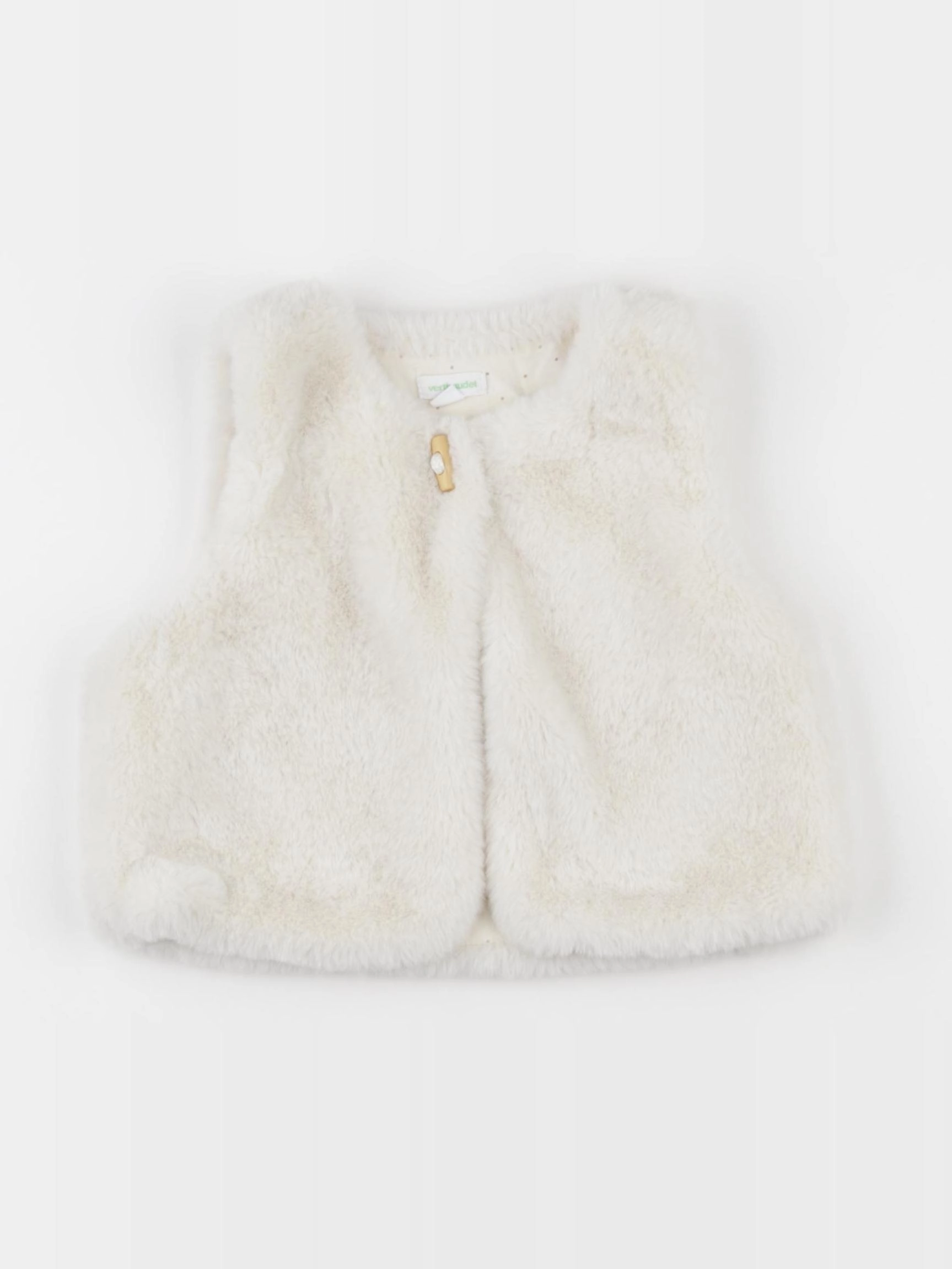 Vertbaudet - gilet beige - 24 mois