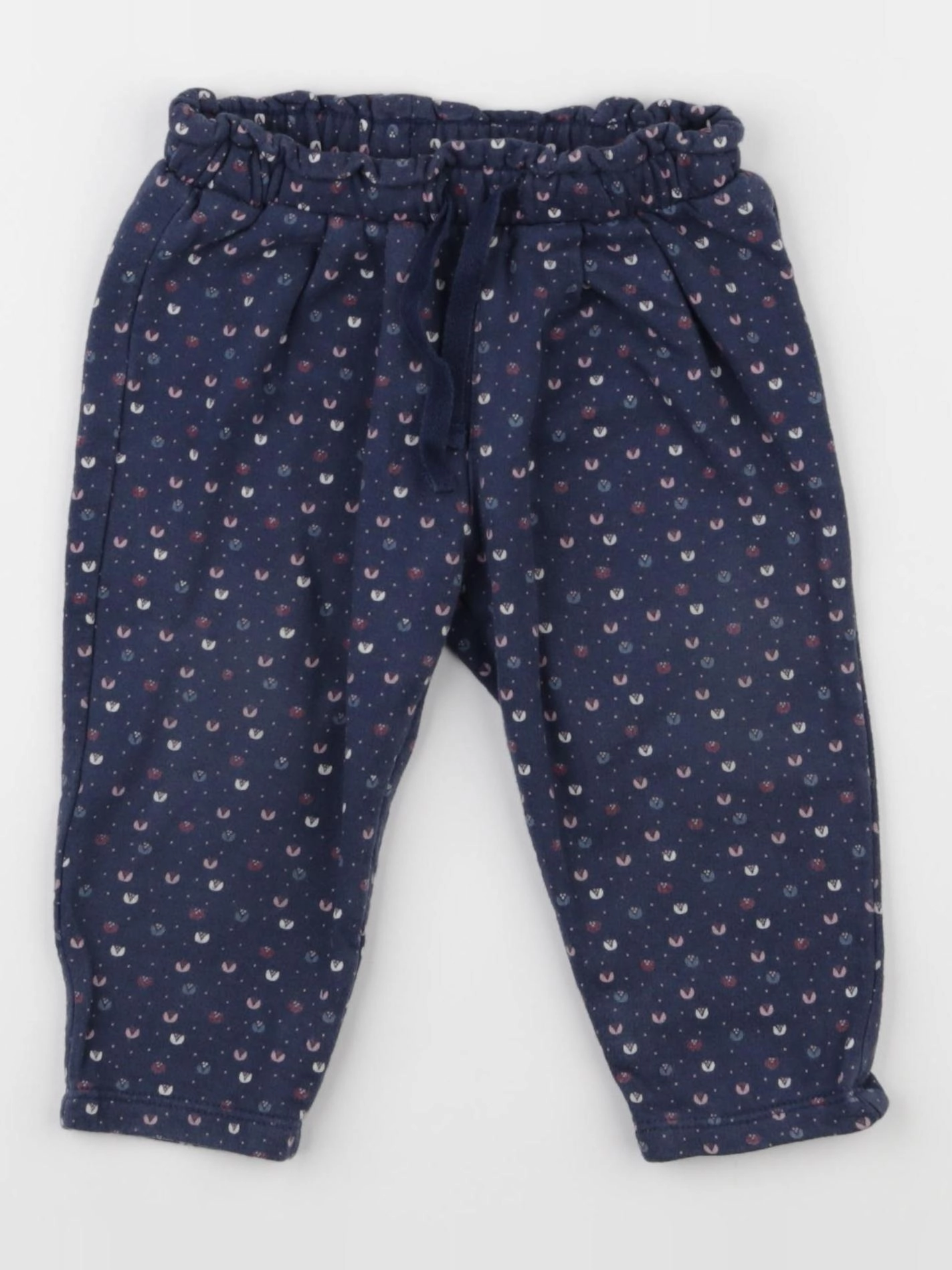 Boutchou - pantalon bleu - 12 mois