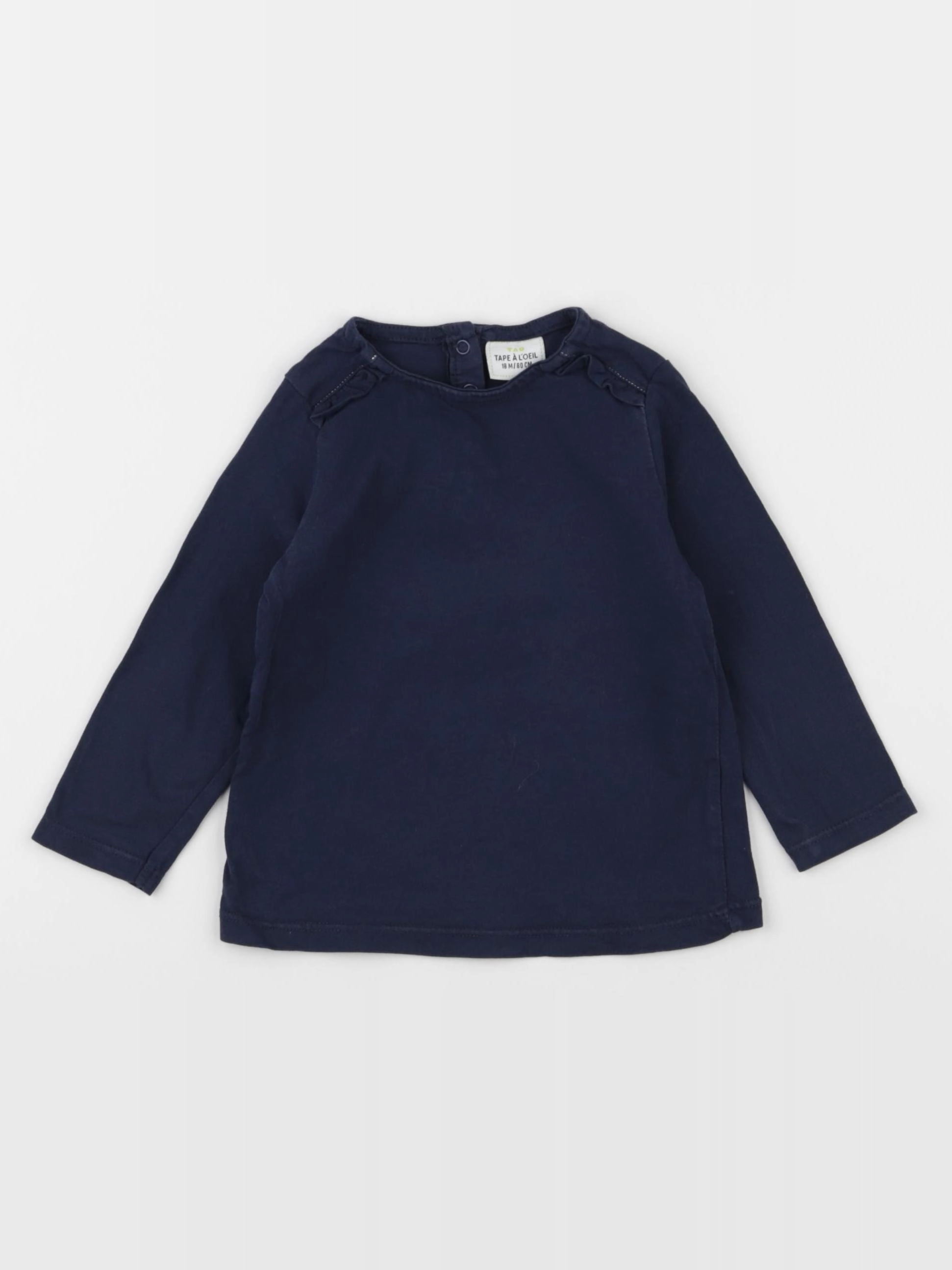 Tape à l'oeil - tee-shirt bleu - 18 mois