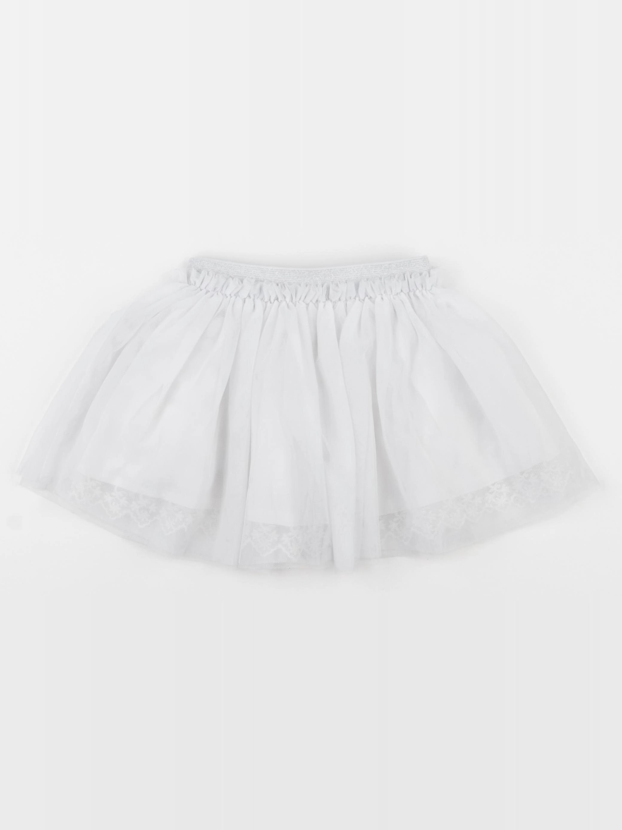 Vertbaudet - jupe blanc - 18 mois