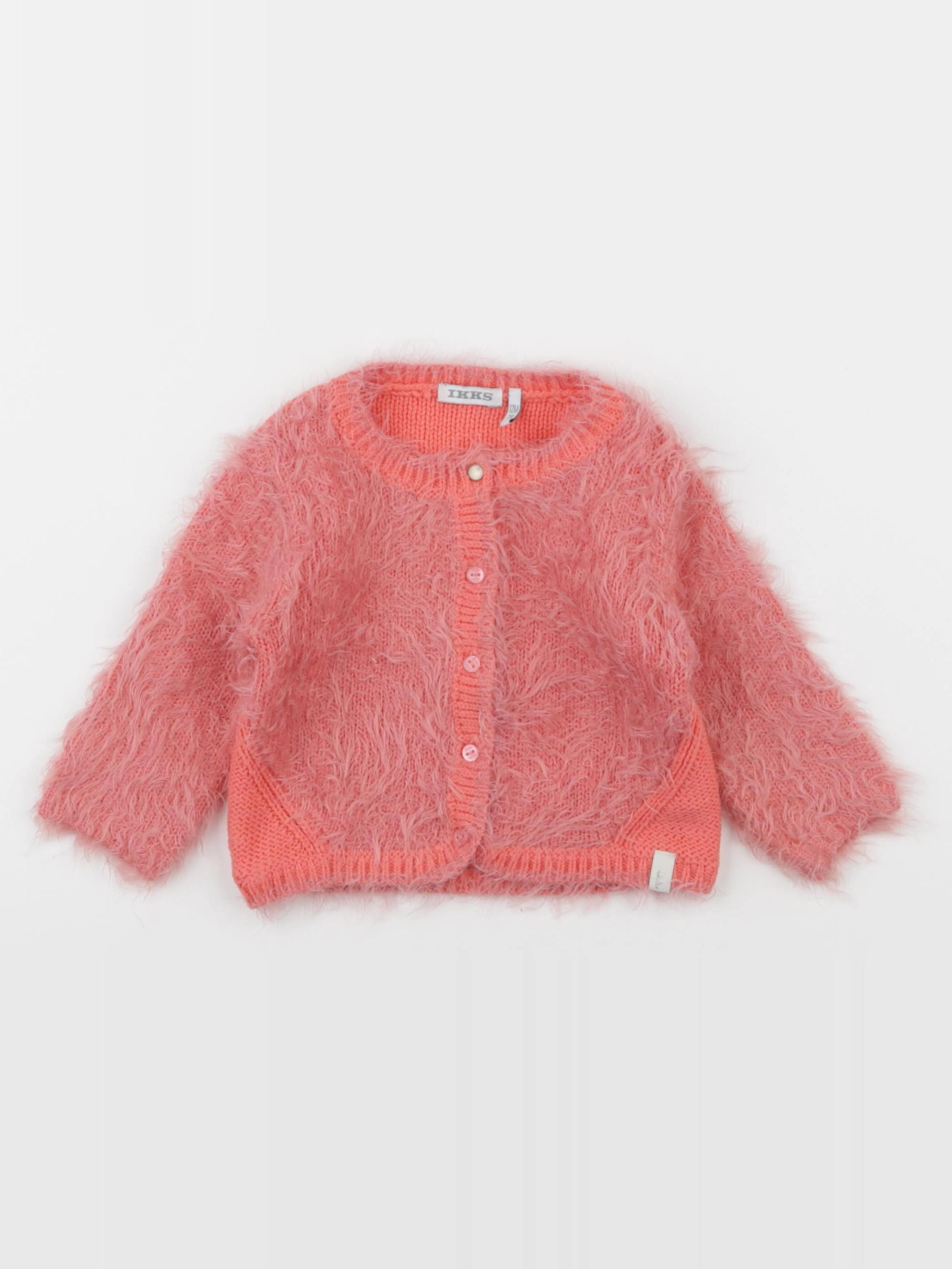 IKKS - gilet rose - 12 mois