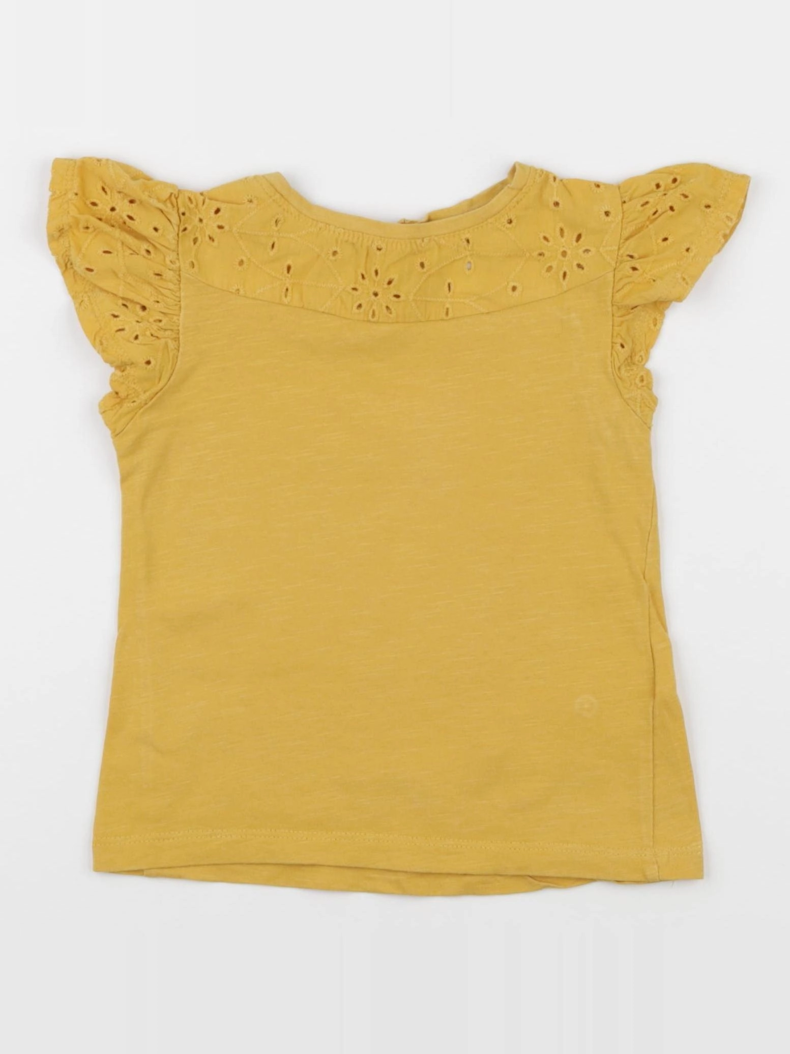 Vertbaudet - tee-shirt jaune - 2 ans