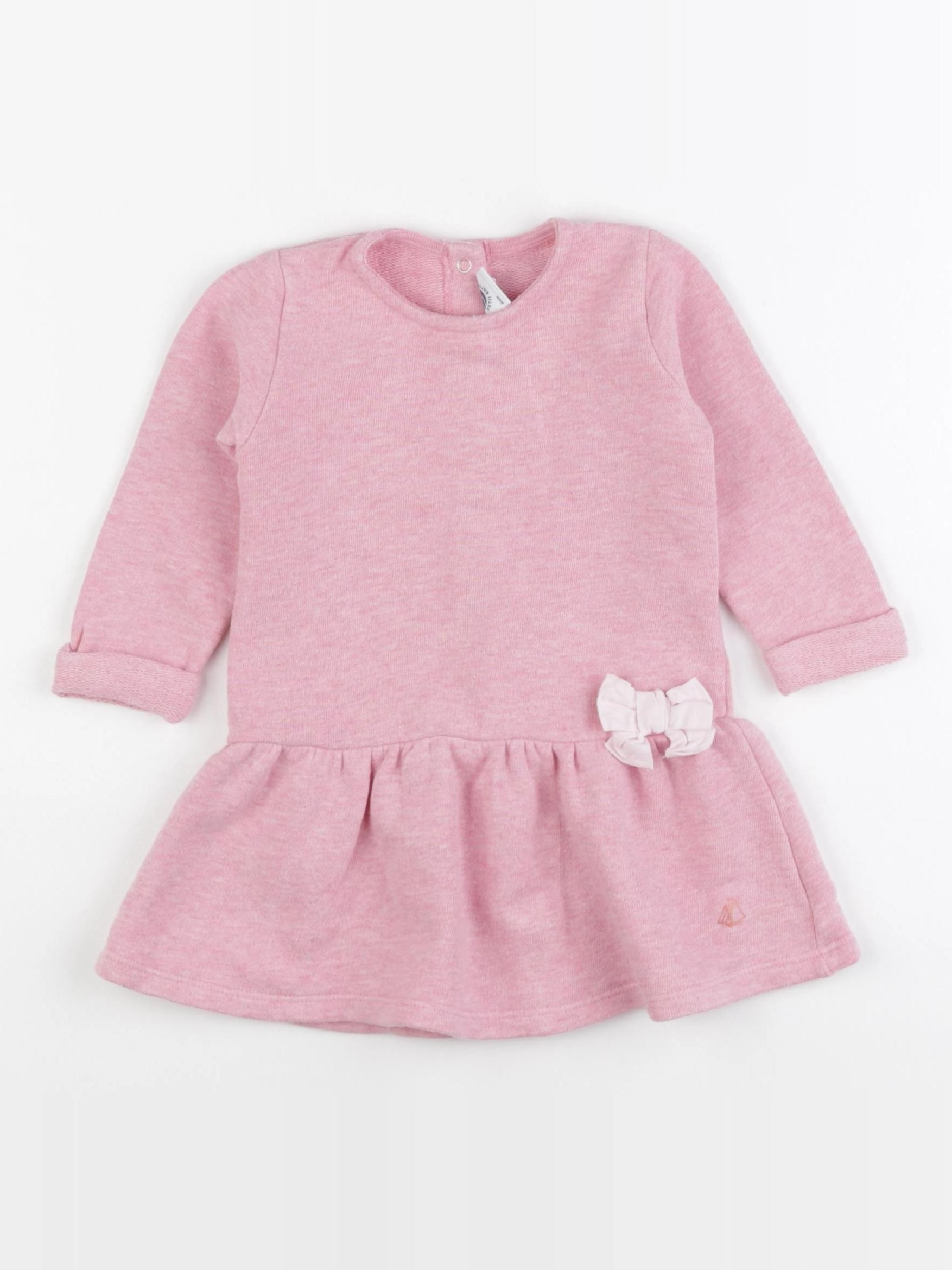 Petit Bateau - robe rose - 12 mois