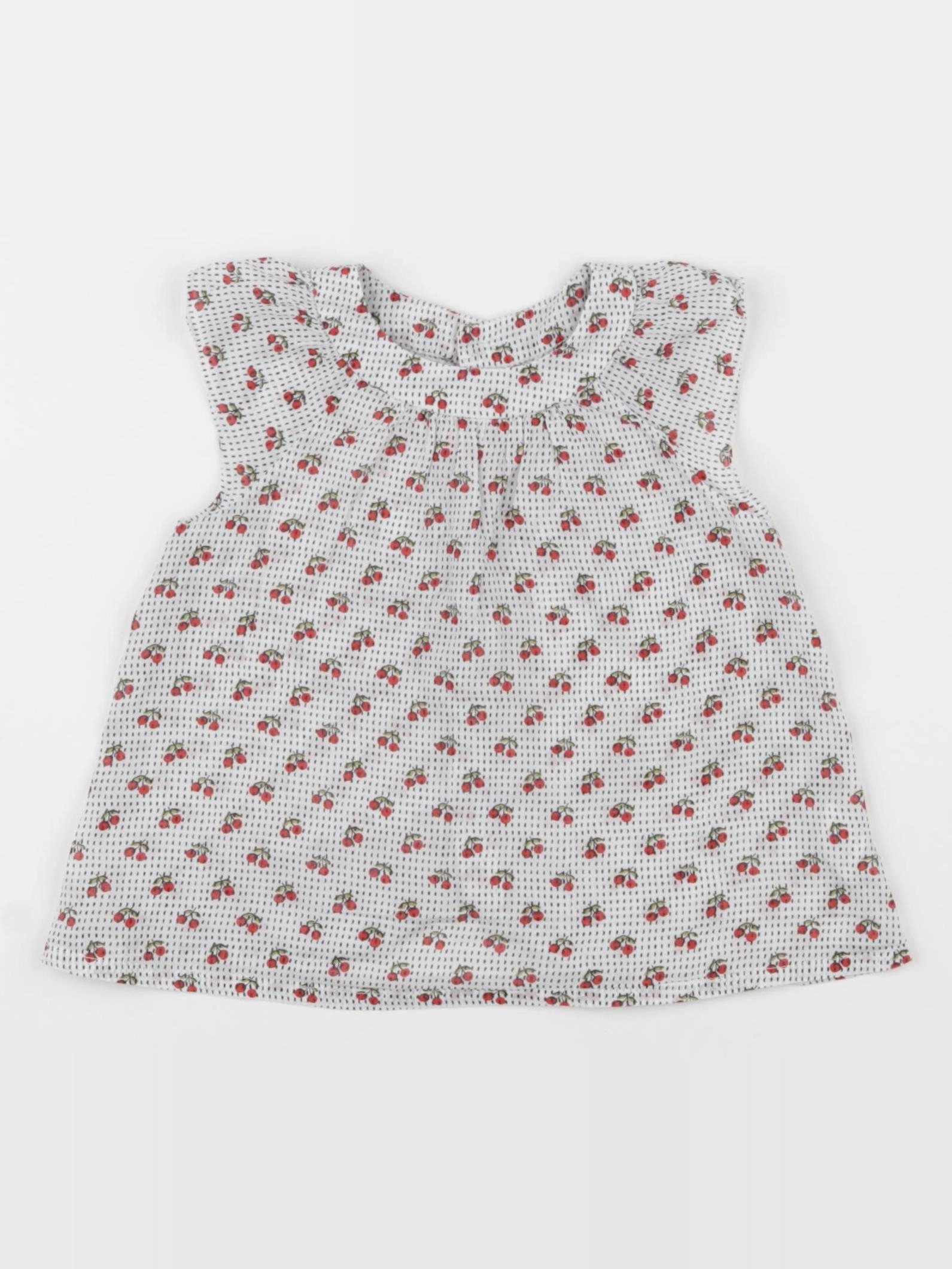 Bonpoint - blouse rouge - 18 mois