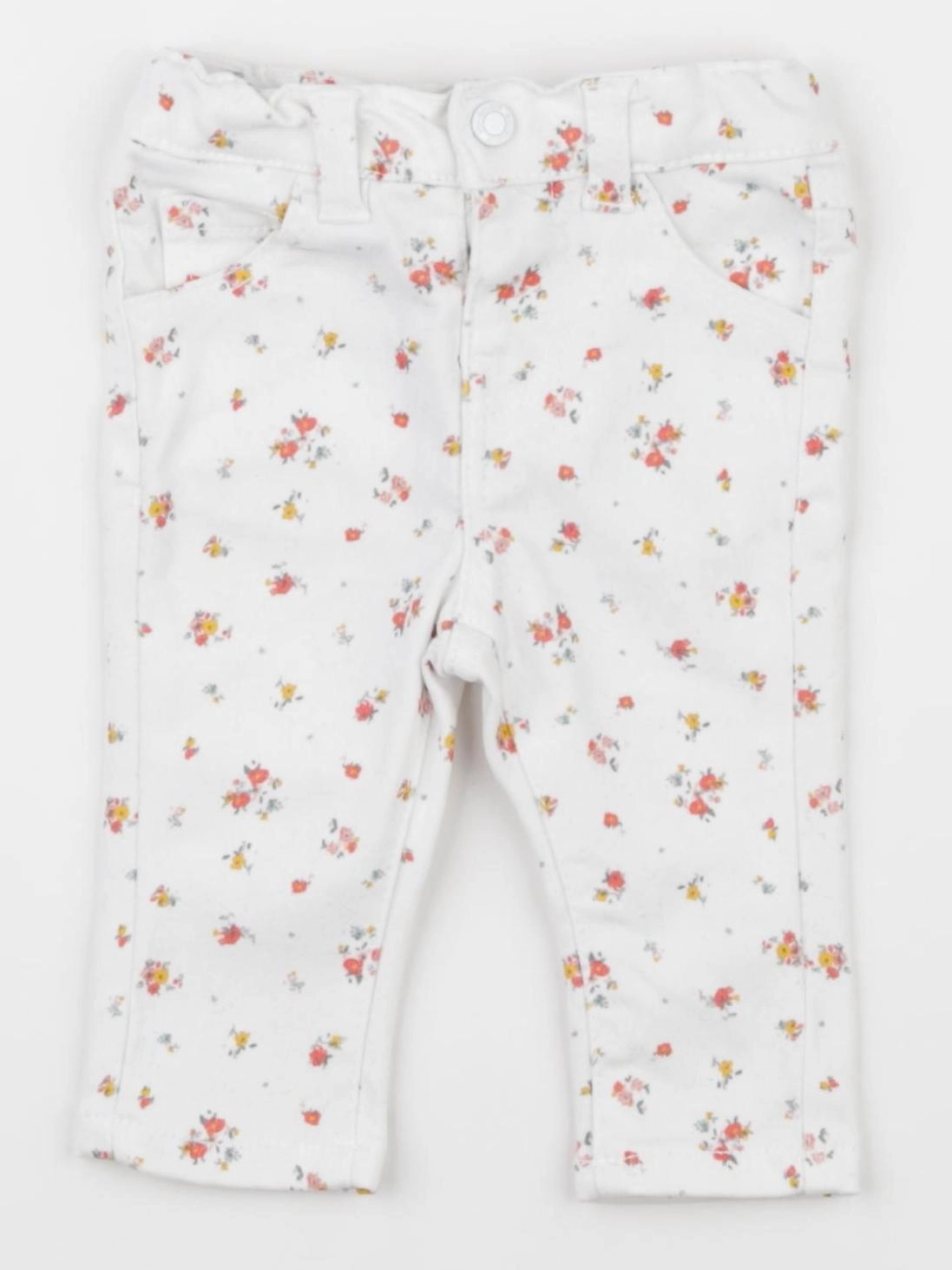 Vertbaudet - pantalon blanc - 3 mois