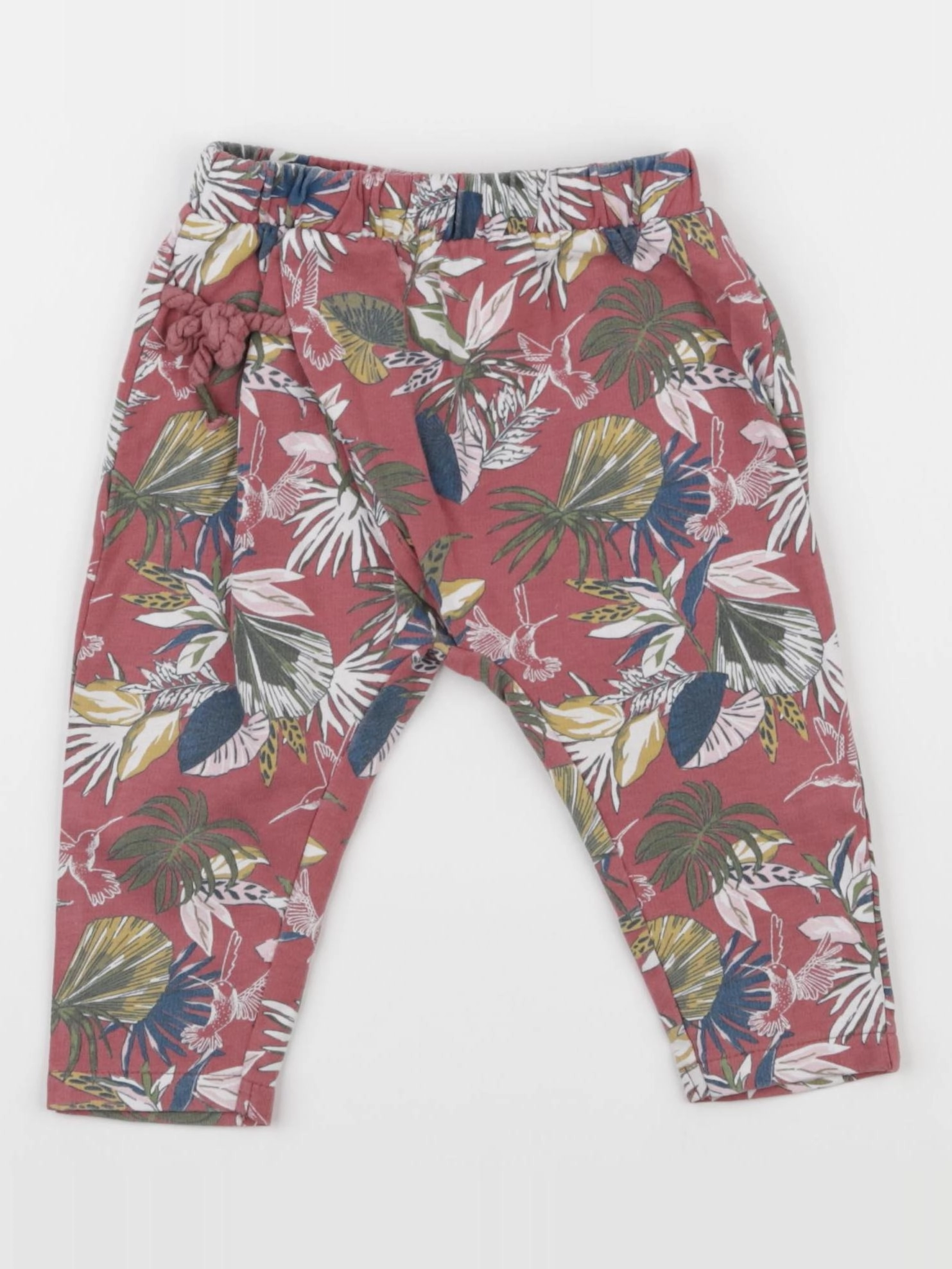 Vertbaudet - pantalon rose - 9 mois