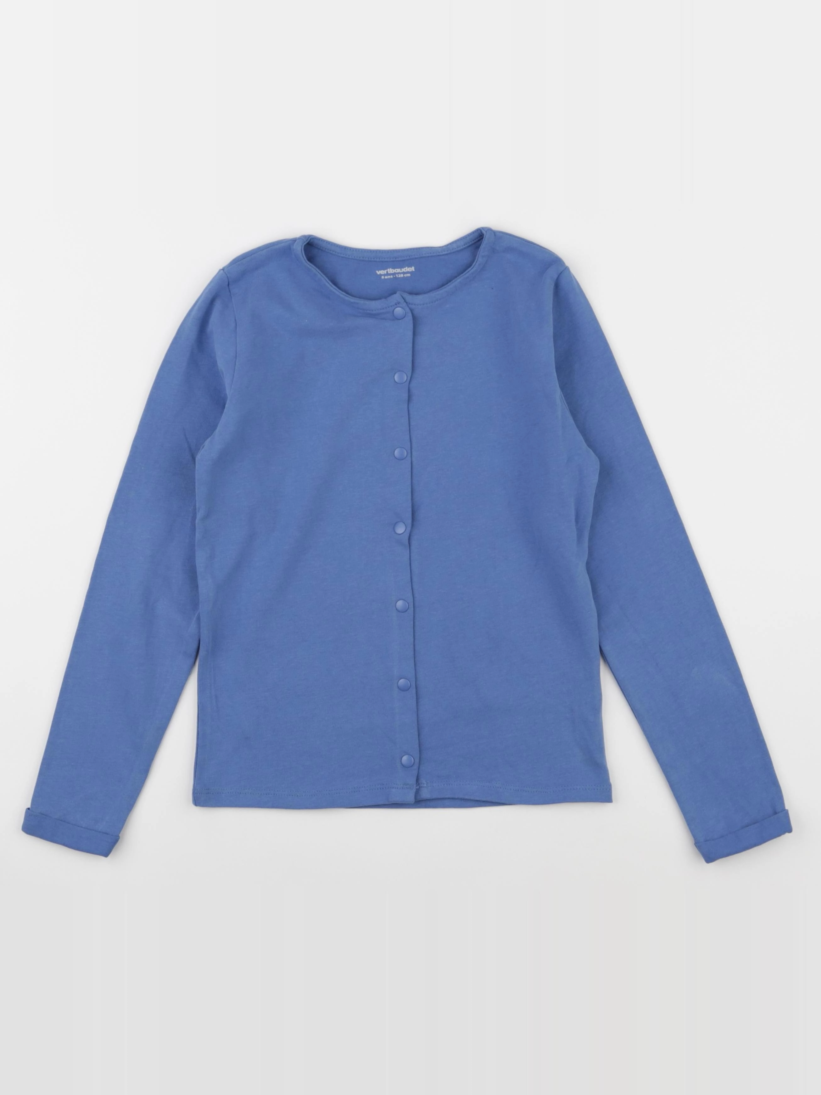 Vertbaudet - sweat bleu - 8 ans