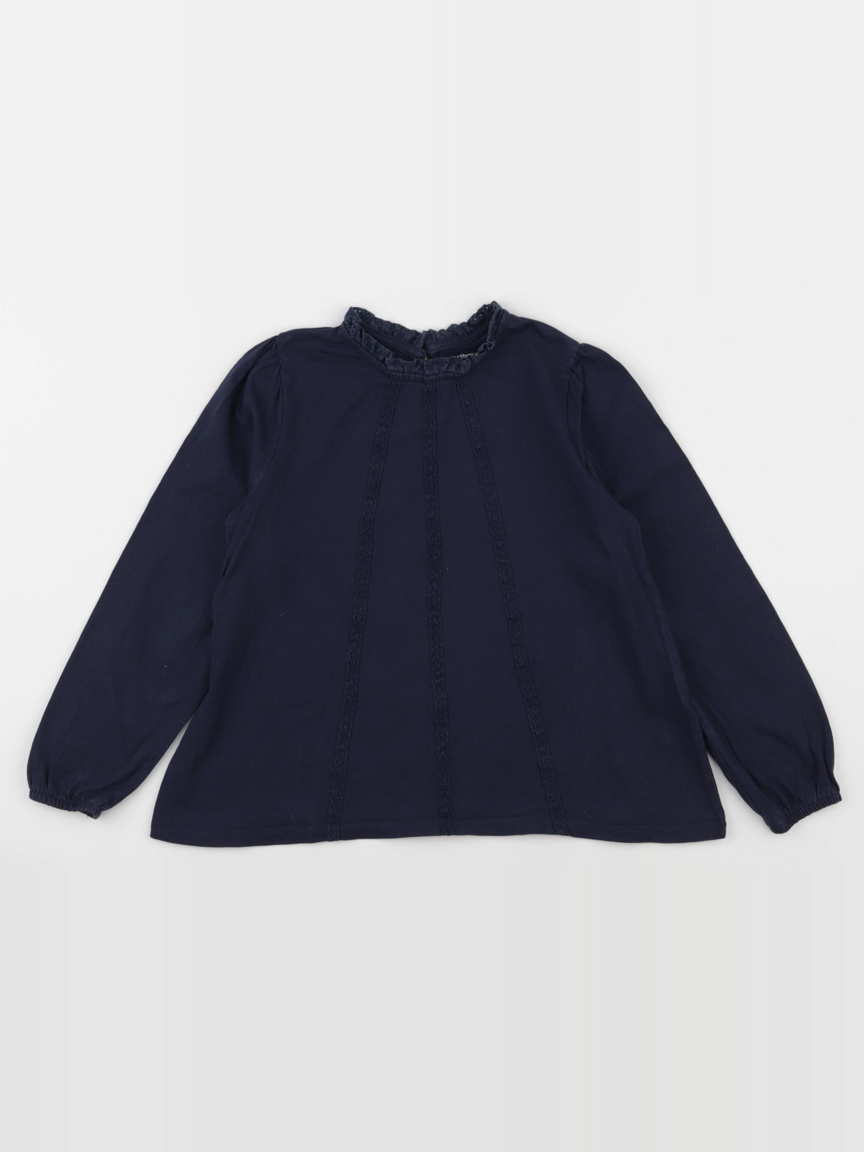 Vertbaudet - tee-shirt bleu - 8 ans