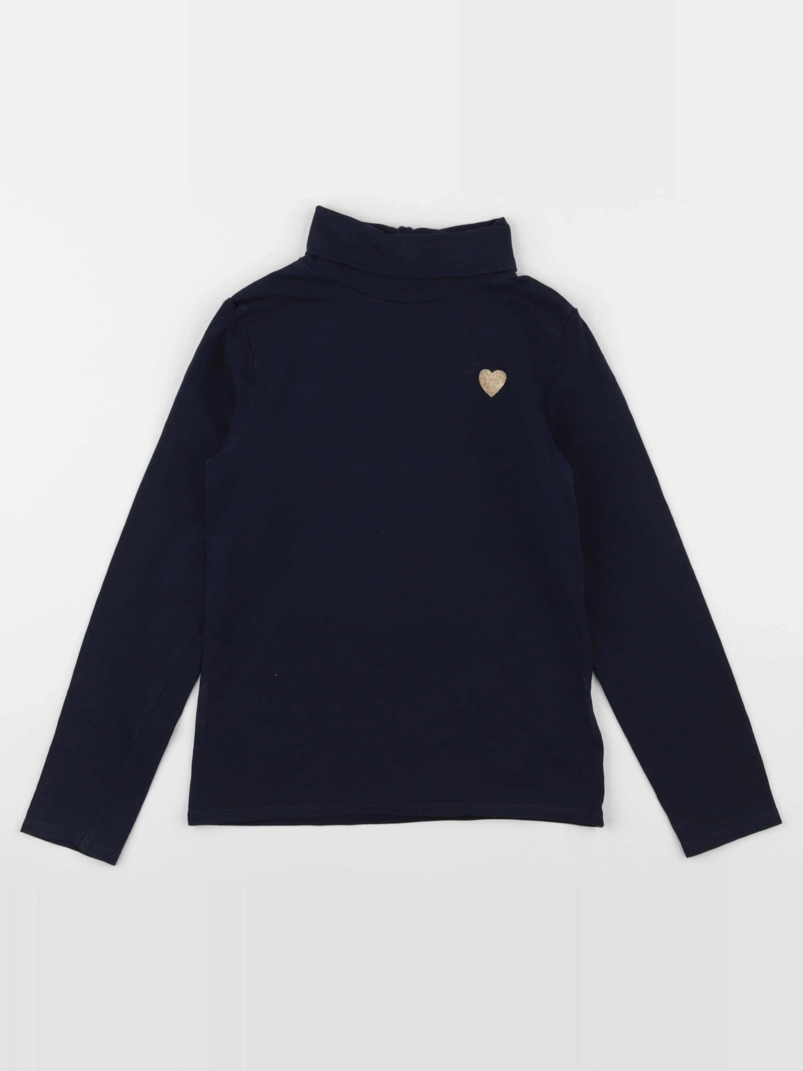 Vertbaudet - sous-pull bleu - 8 ans