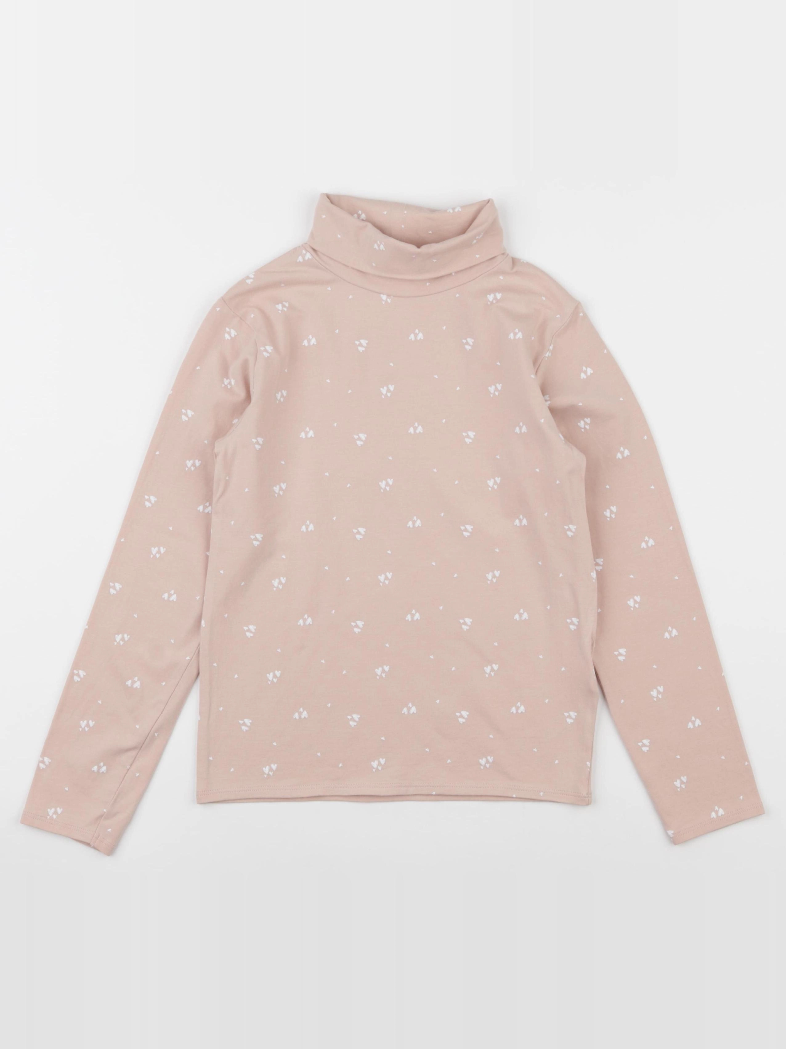 Vertbaudet - sous-pull rose - 8 ans