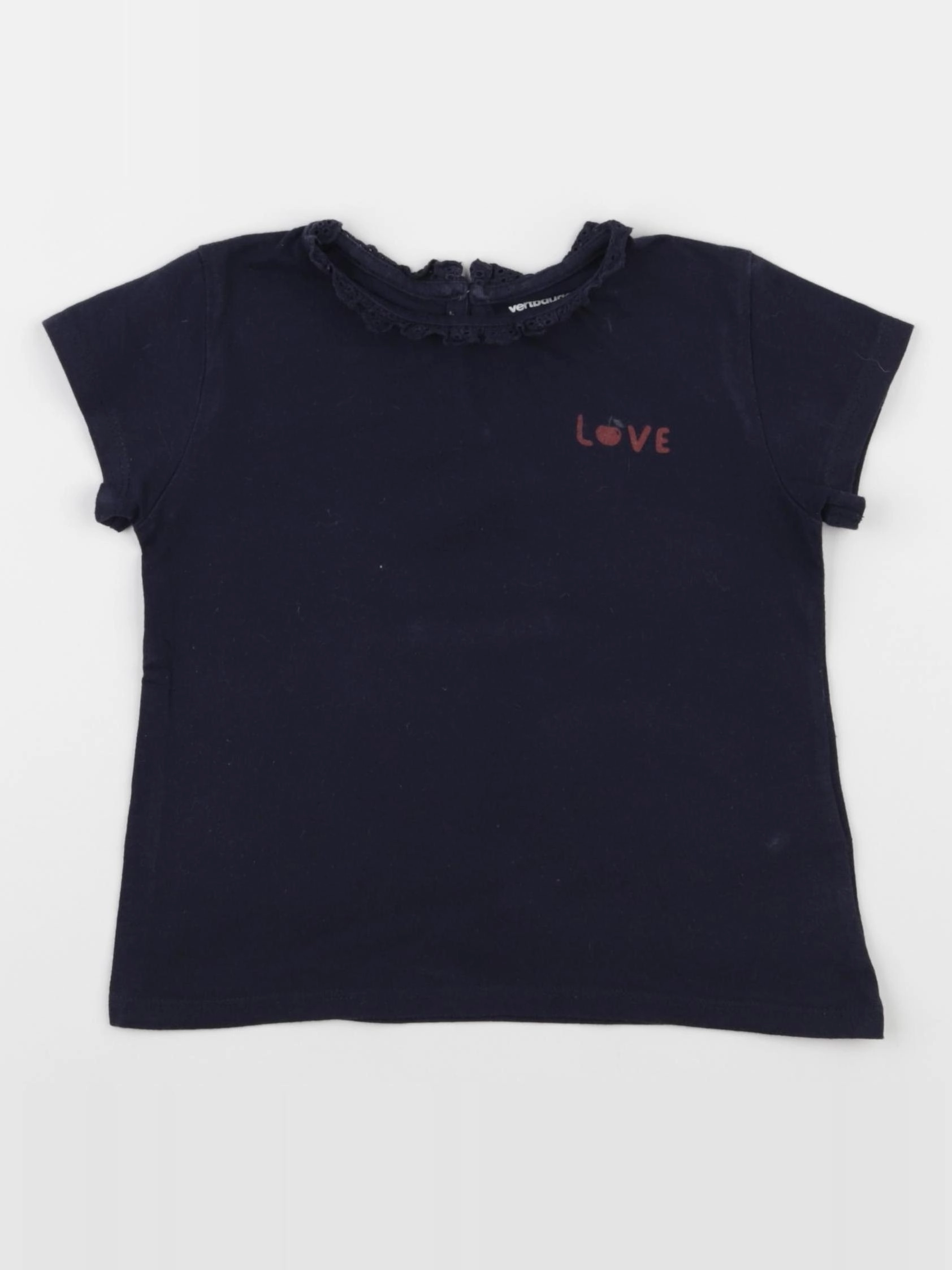 Vertbaudet - tee-shirt bleu - 3 ans