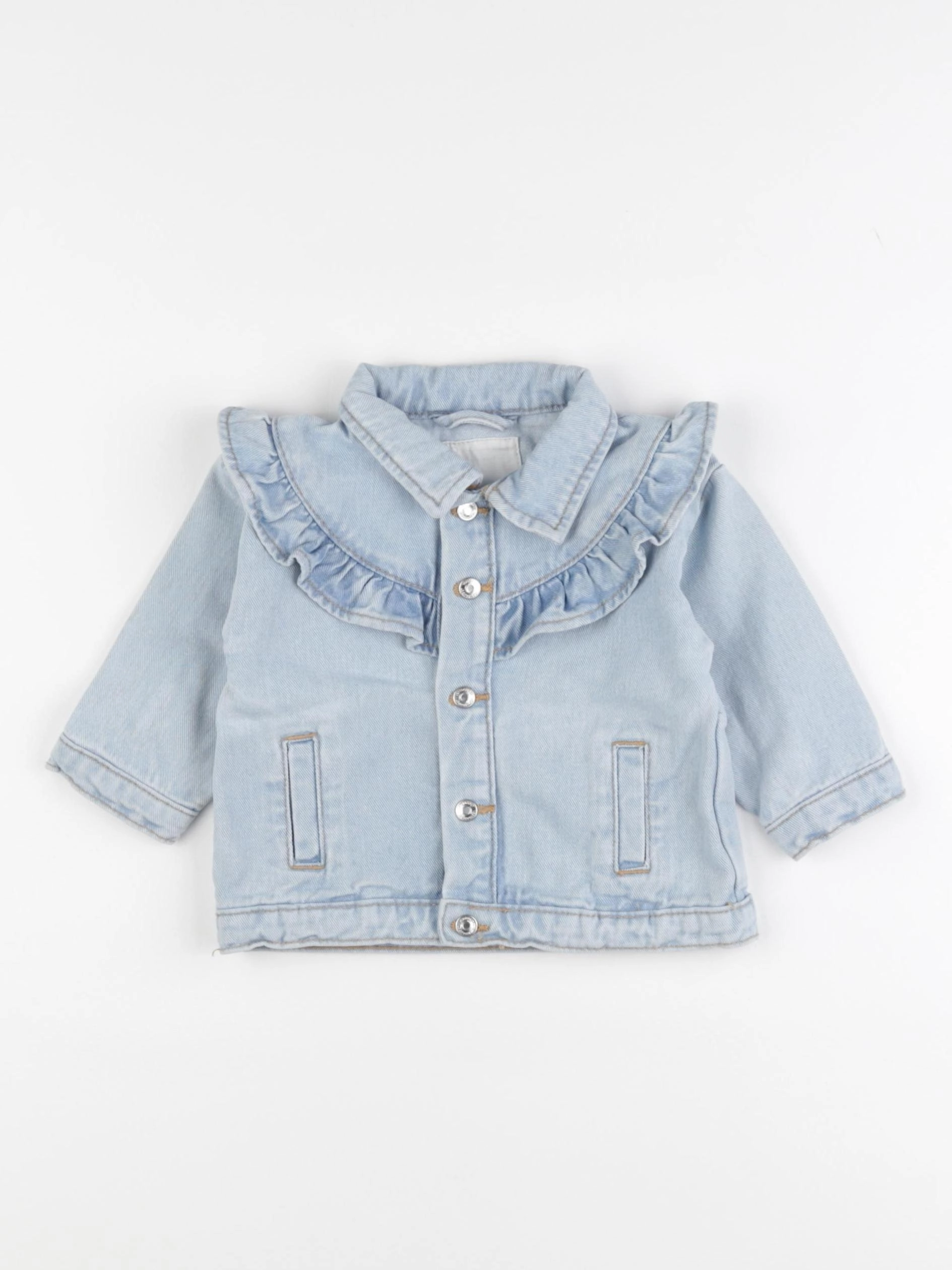 Vertbaudet - veste bleu - 9 mois