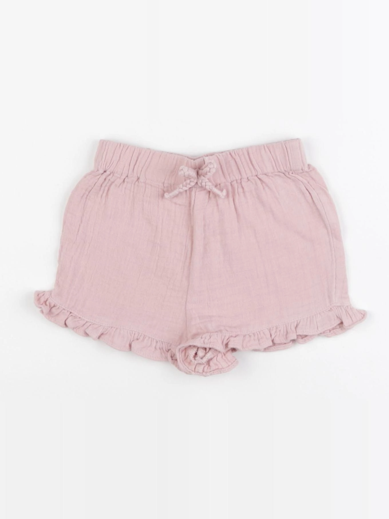 Vertbaudet - short rose - 12 mois