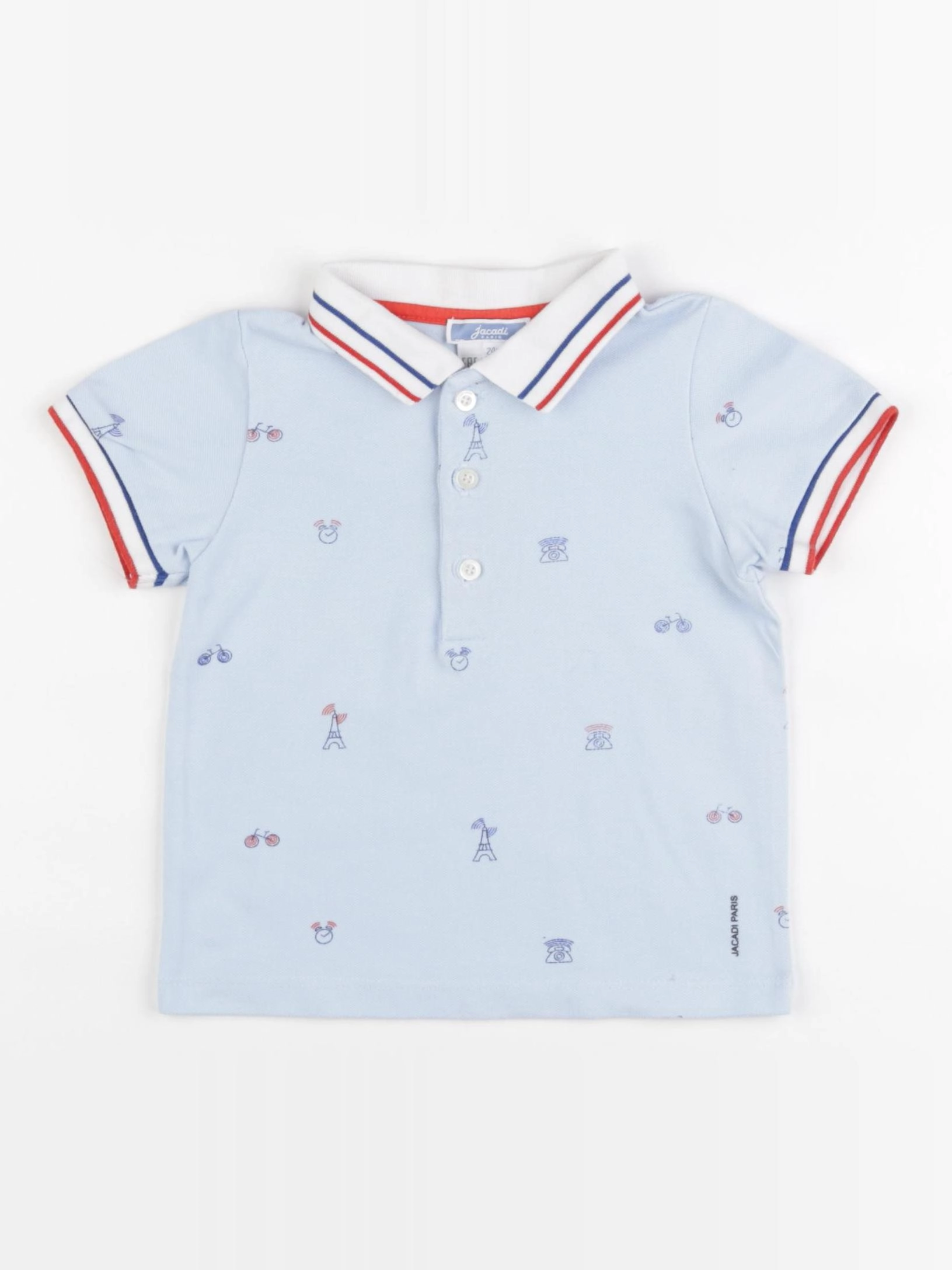 Jacadi - polo bleu - 24 mois