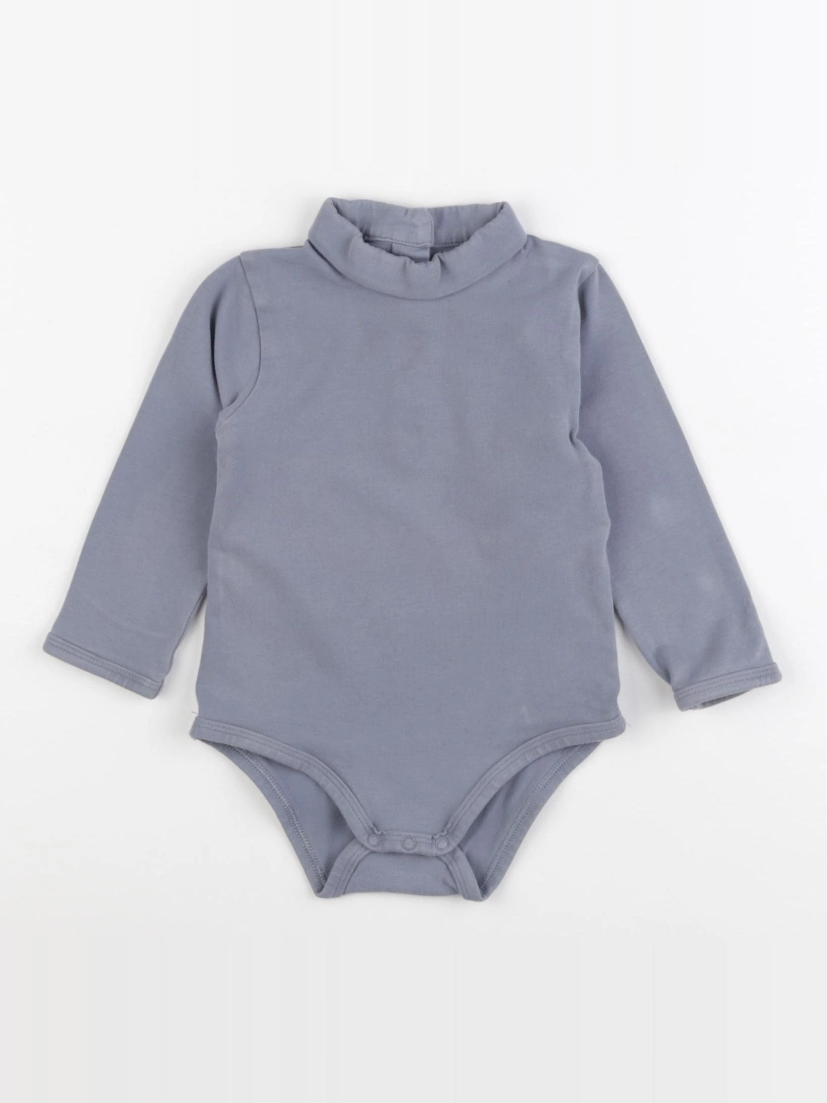 Vertbaudet - body tee-shirt bleu - 18 mois