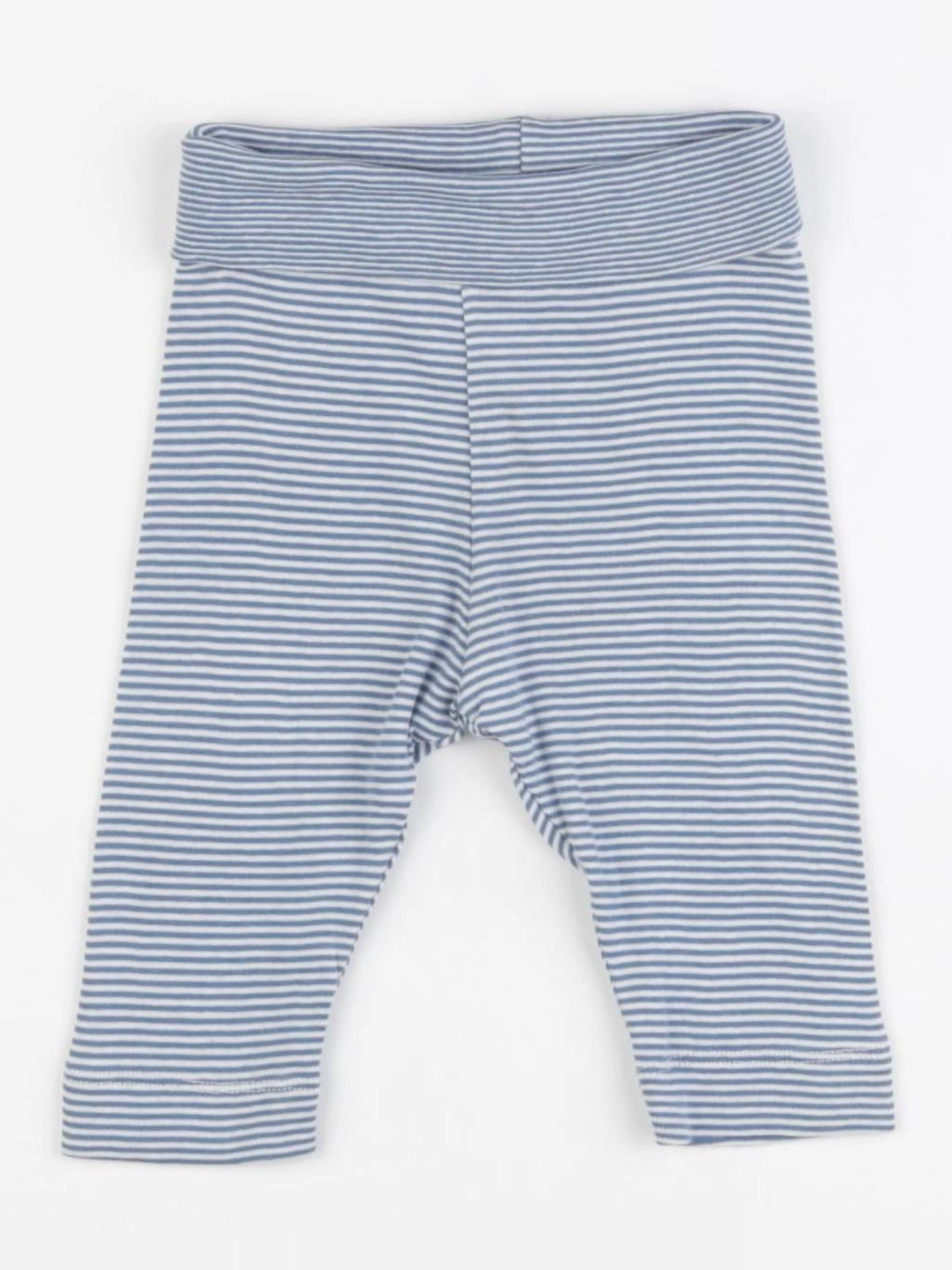 H&M - legging bleu - 2/4 mois