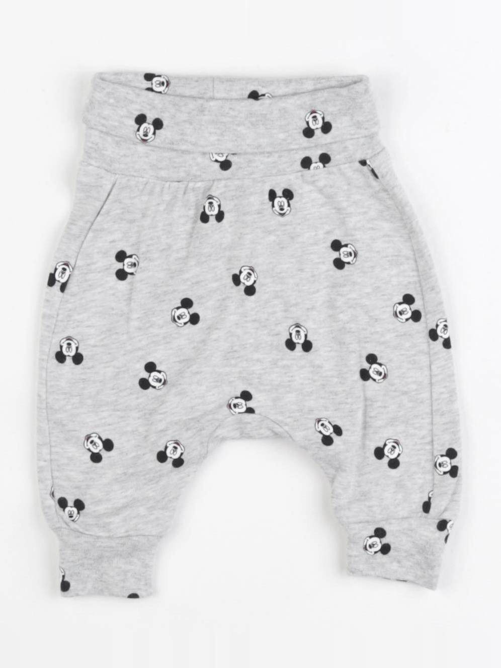 H&M - sarouel gris - 0/1 mois