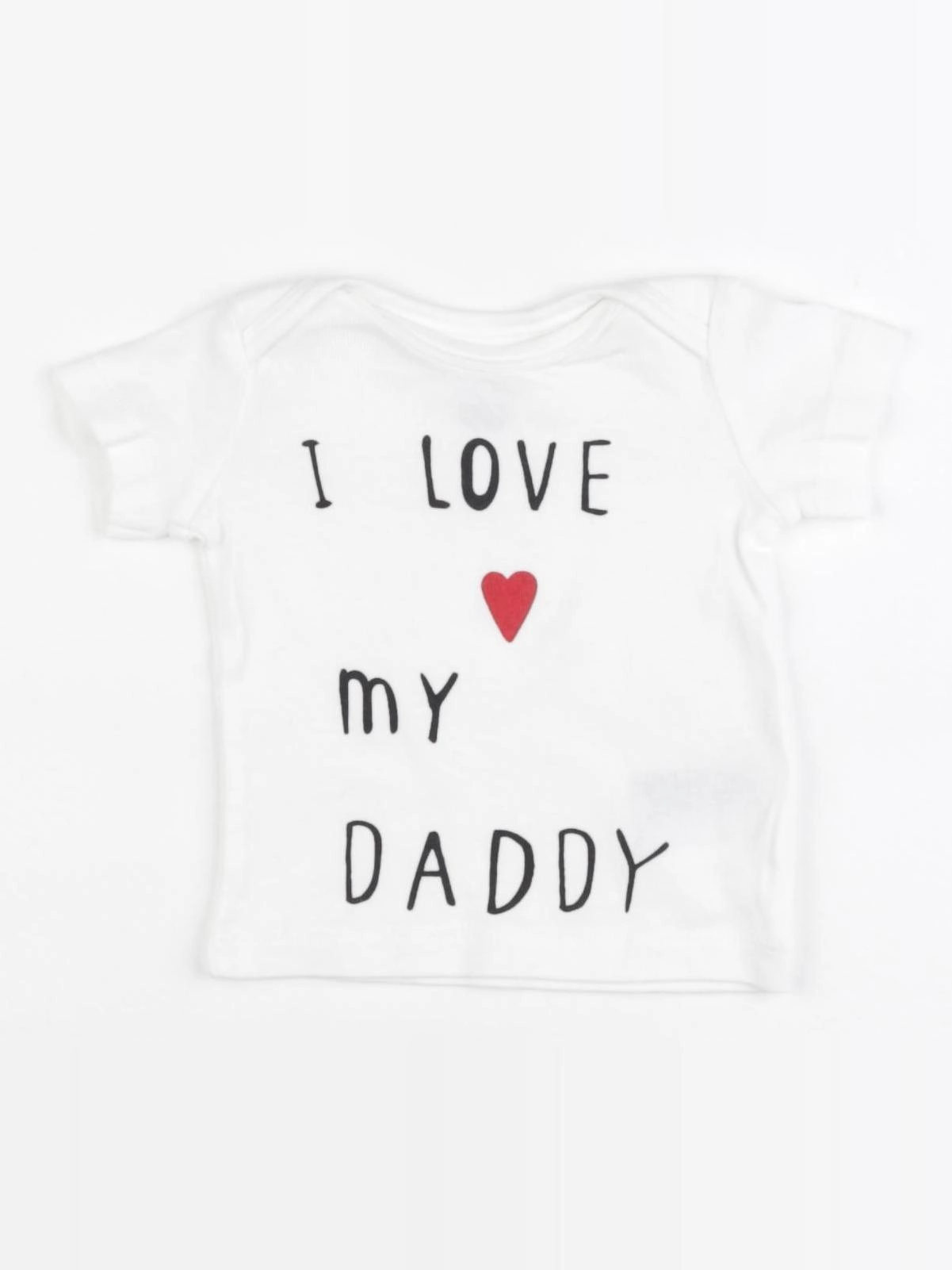 H&M - tee-shirt blanc - 1/2 mois