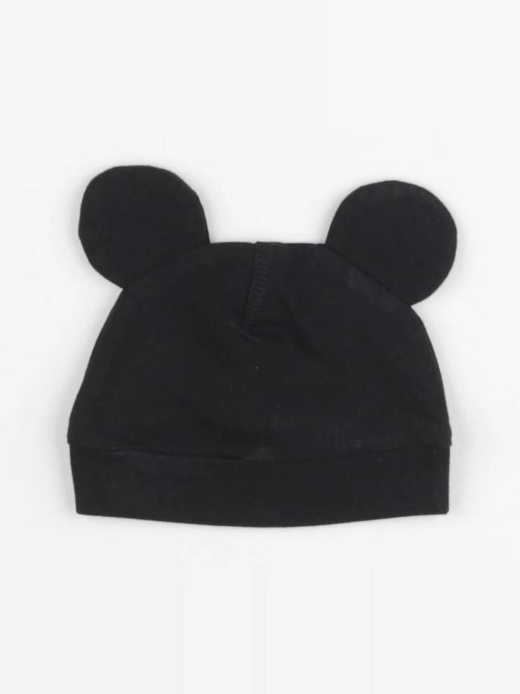 H&M - bonnet de naissance noir - 0/1 mois