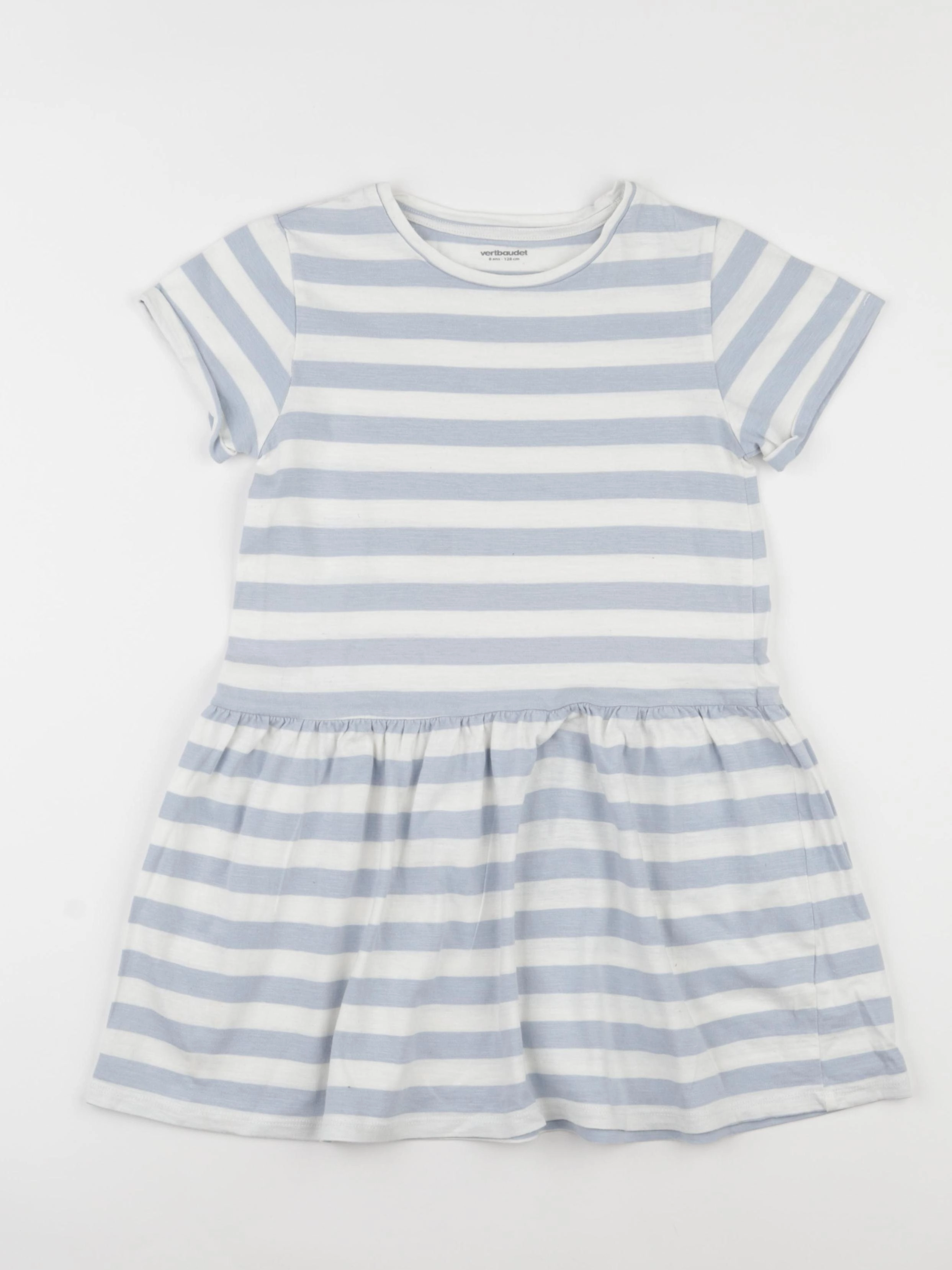 Vertbaudet - robe bleu - 8 ans