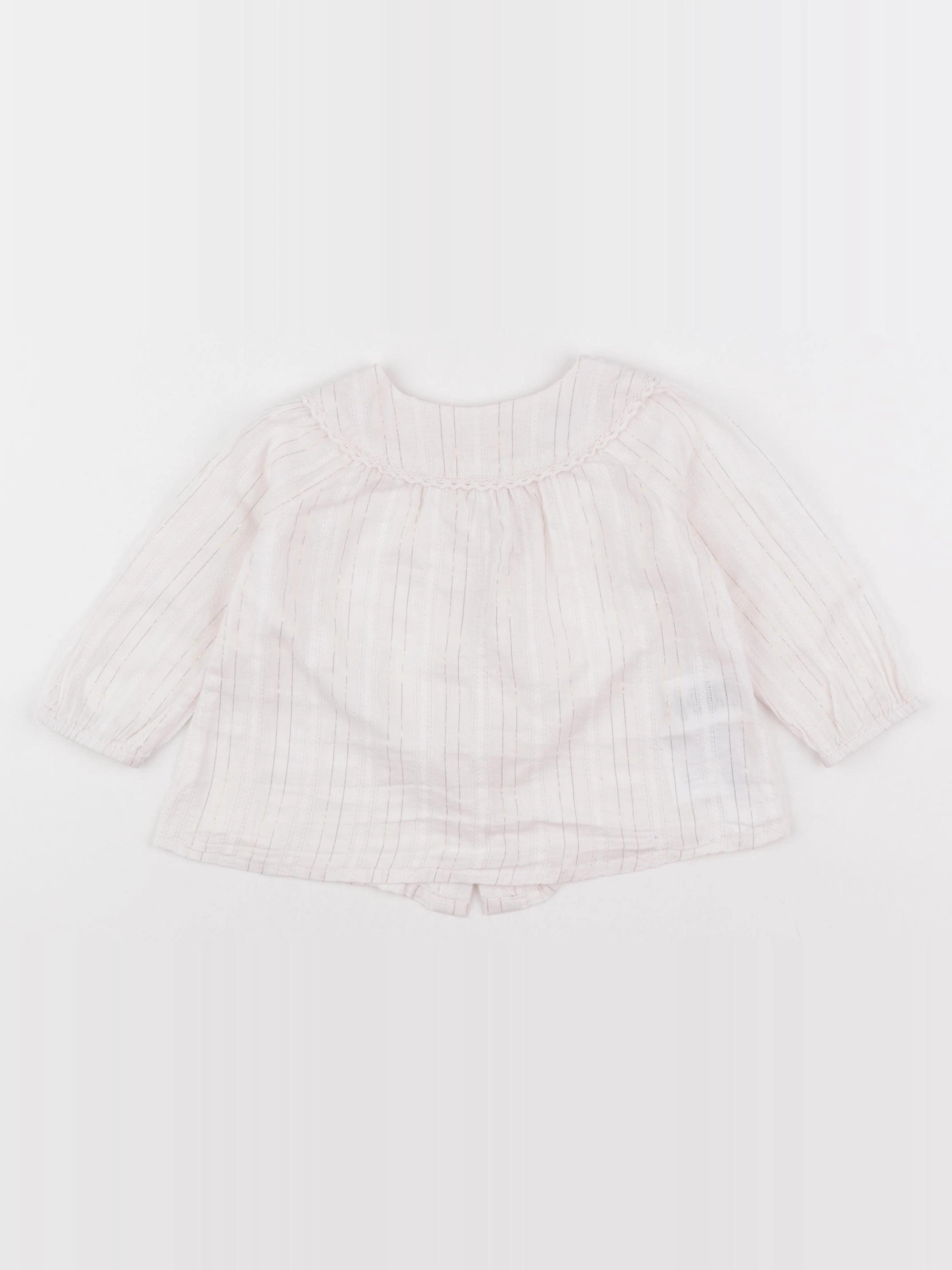 Cyrillus - blouse rose - 6 mois