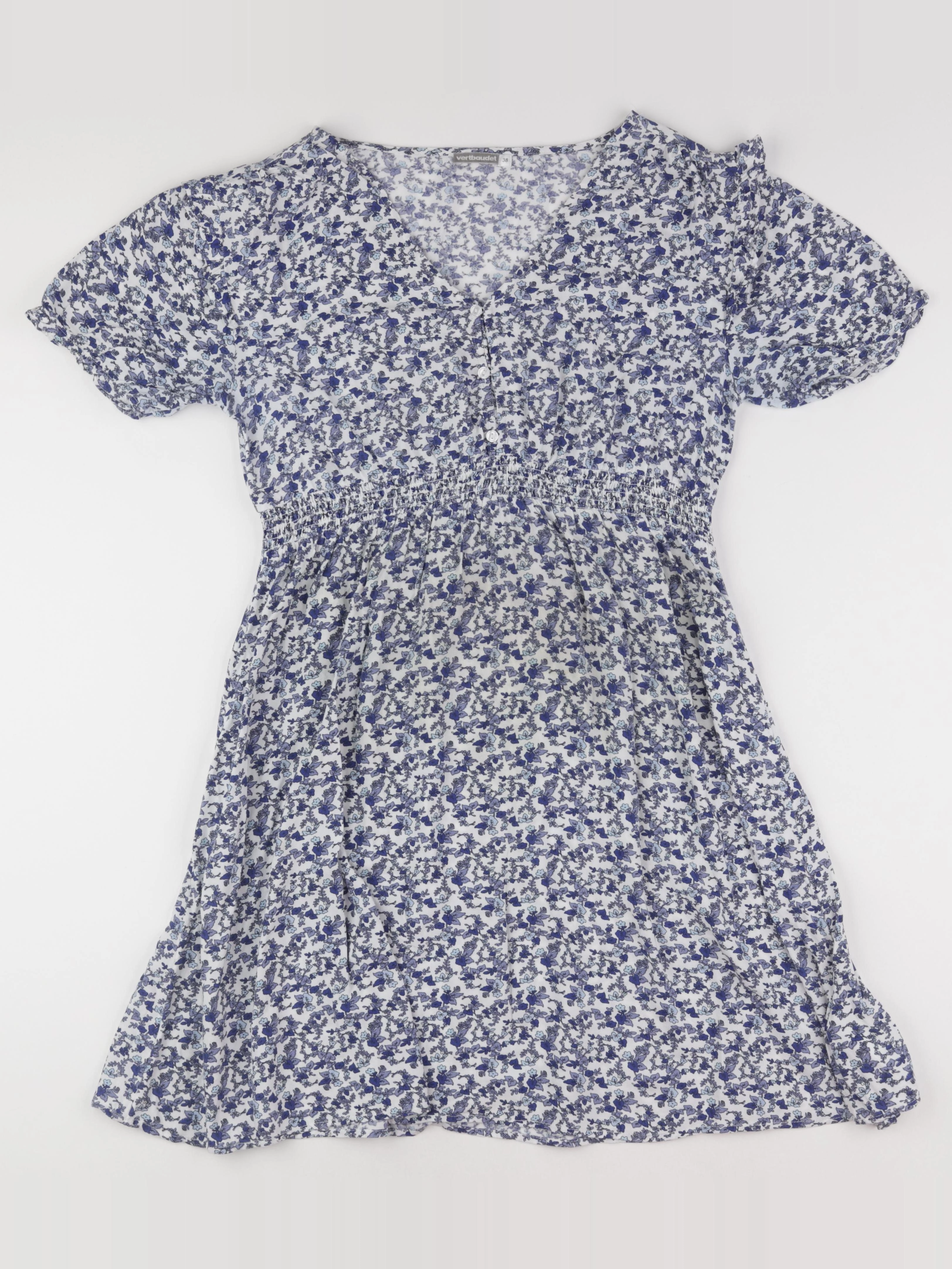 Vertbaudet - robe grossesse bleu - 38