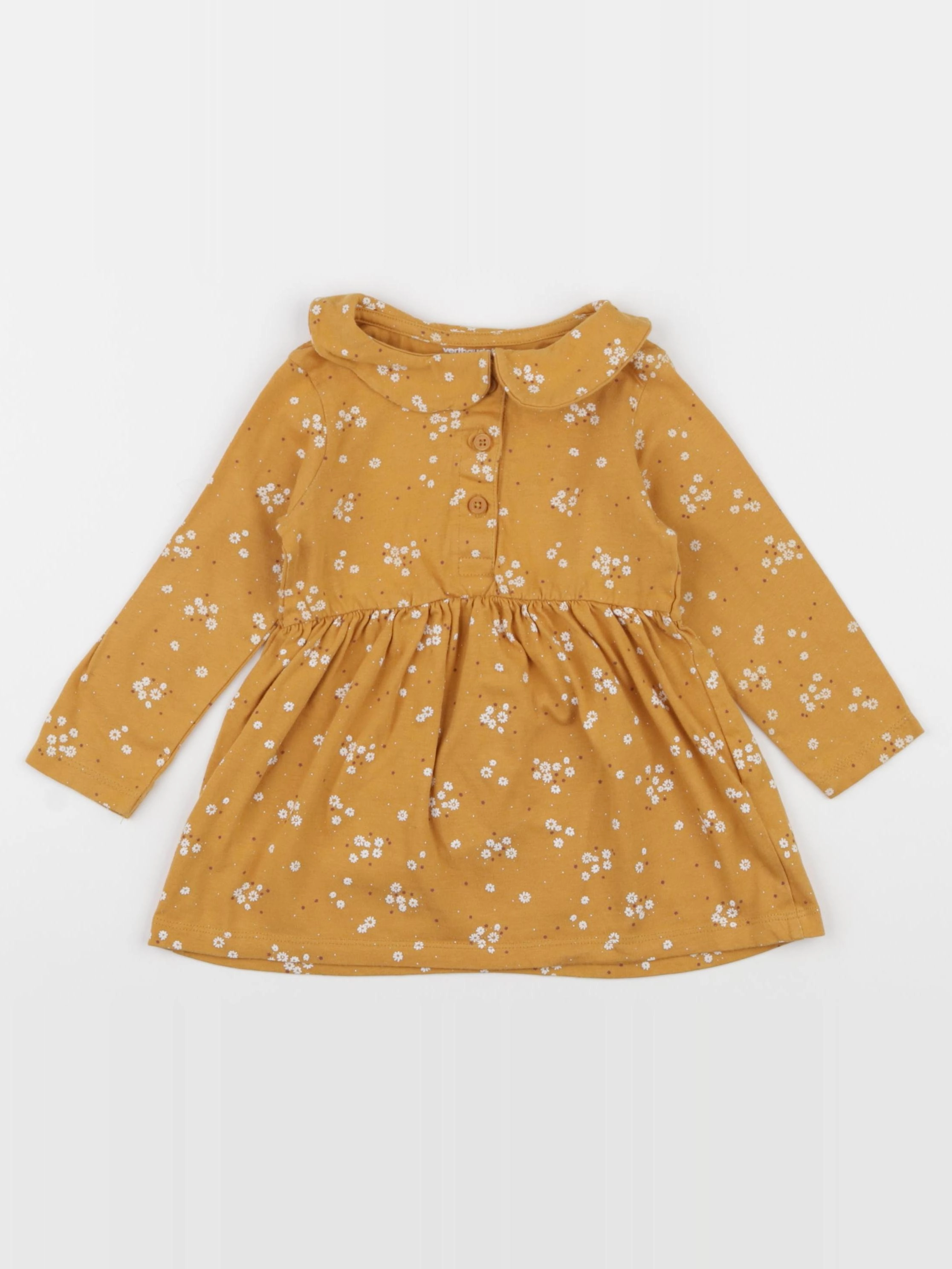 Vertbaudet - robe jaune - 2 ans