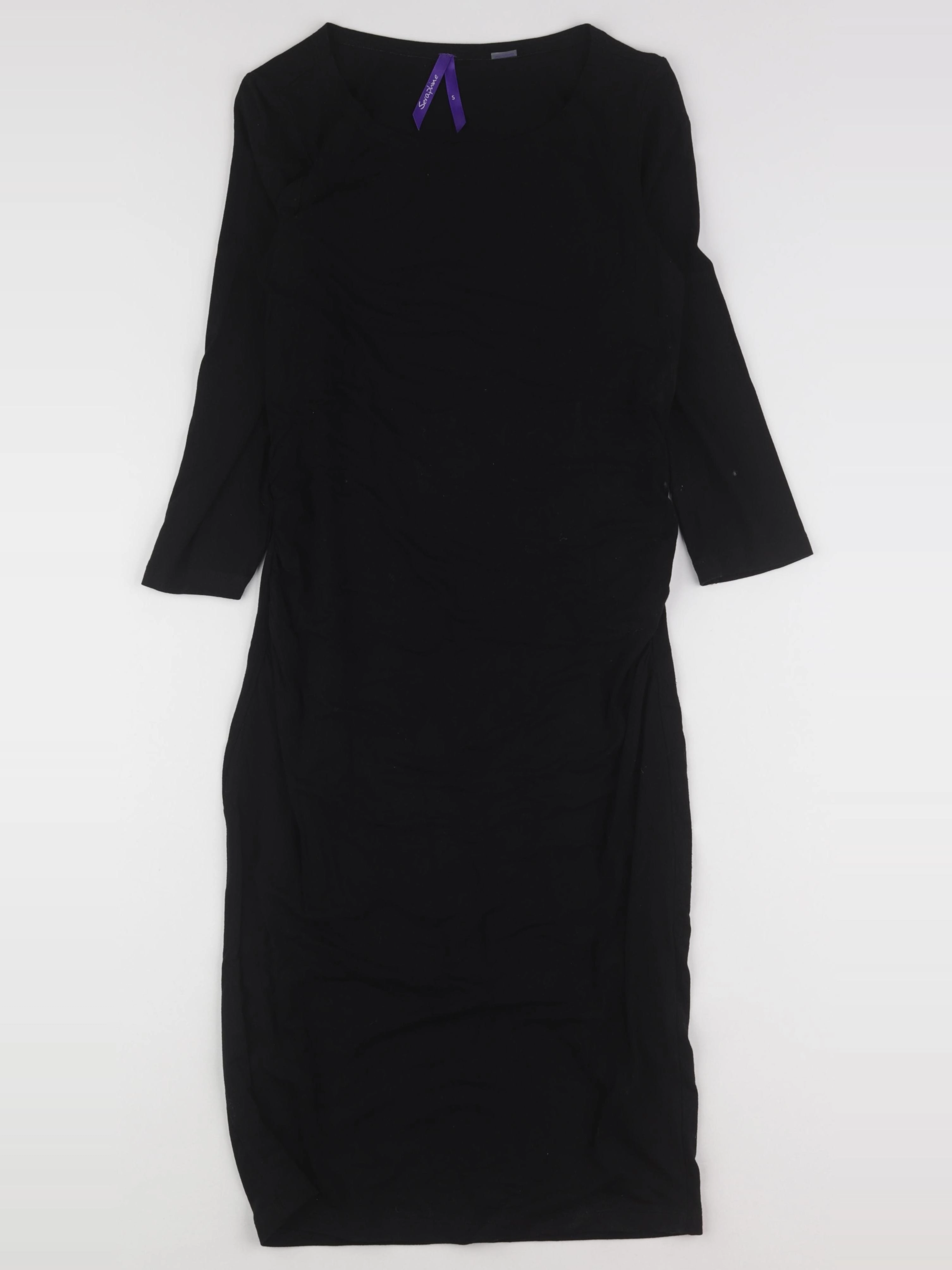 Seraphine - robe grossesse noir - s