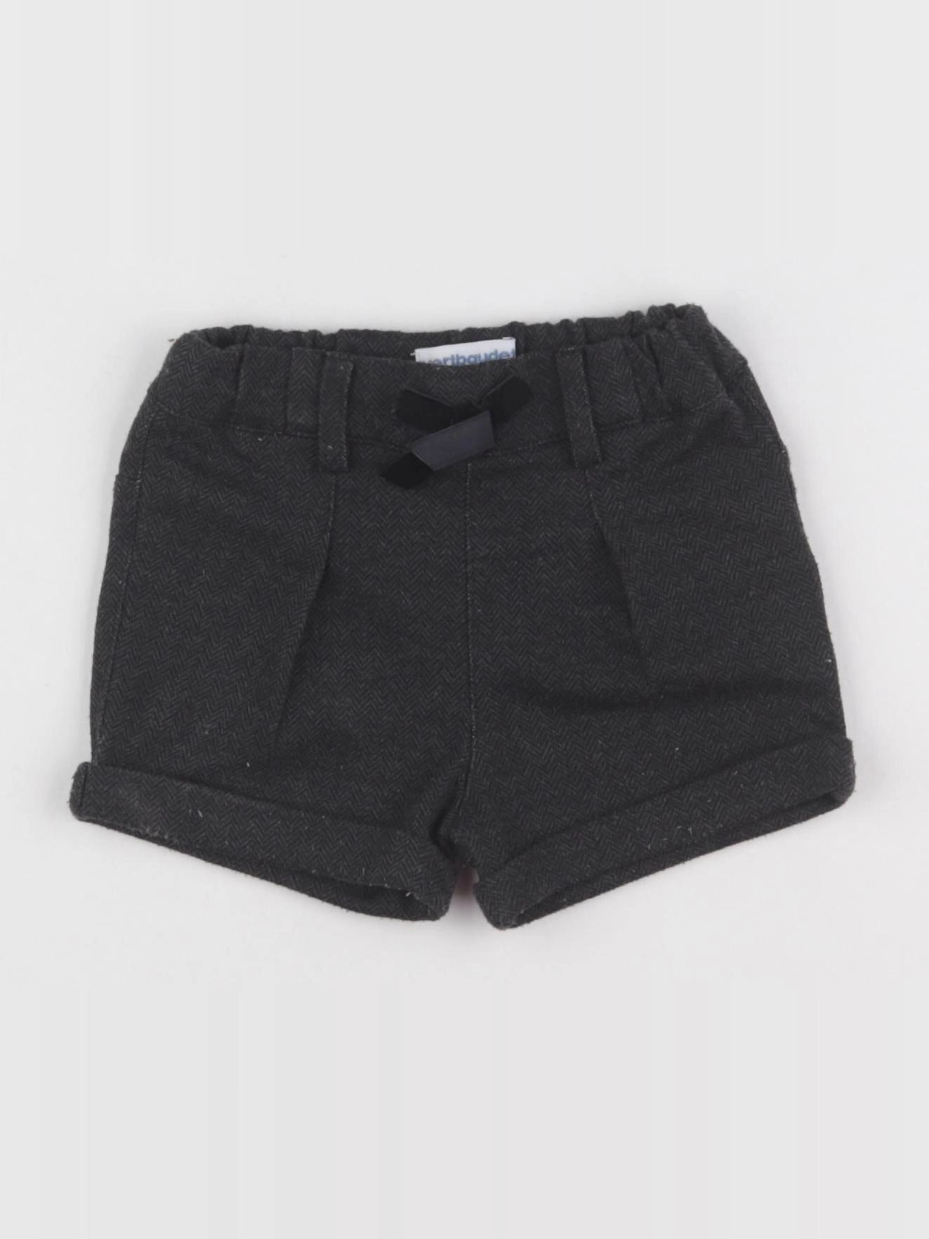 Vertbaudet - short gris - 9 mois