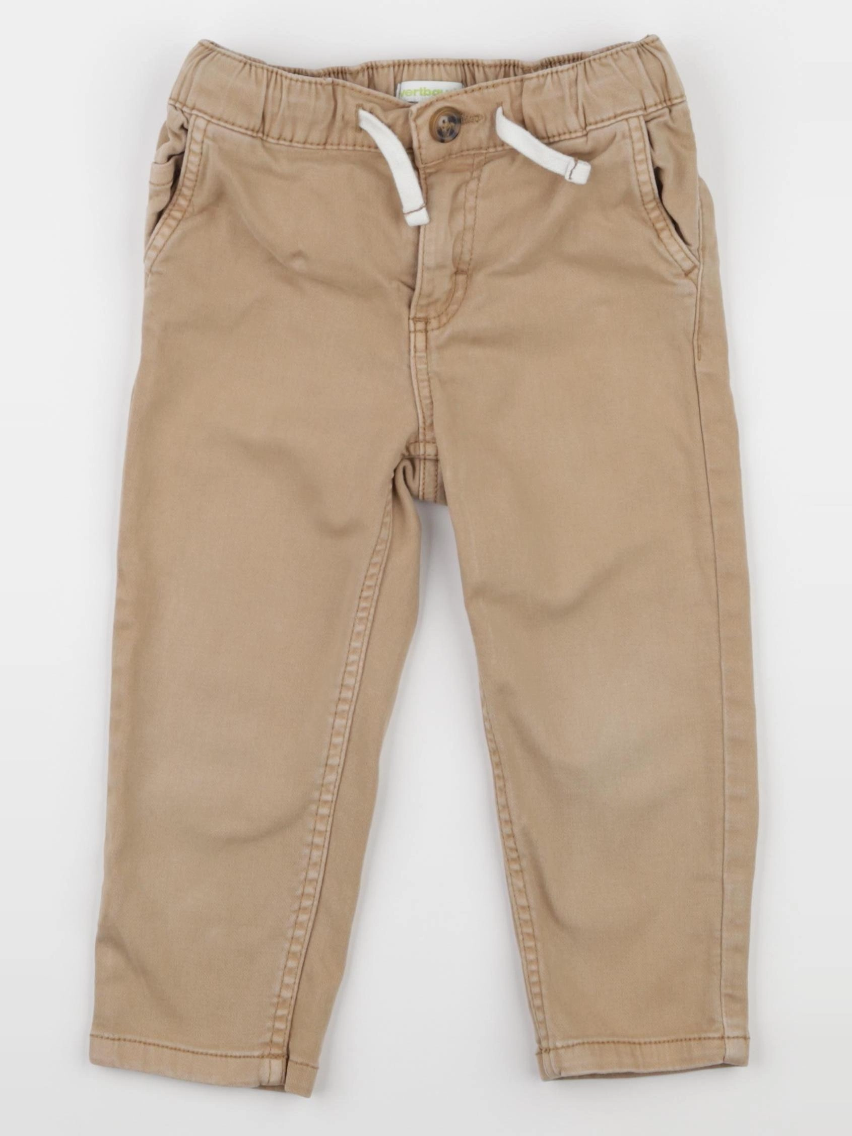Vertbaudet - jean marron - 3 ans