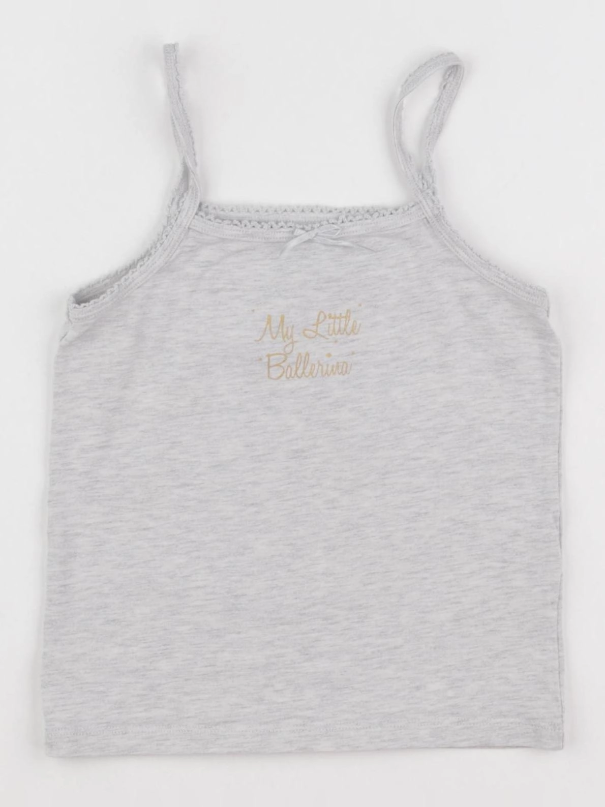 Vertbaudet - maillot de corps gris - 3 ans