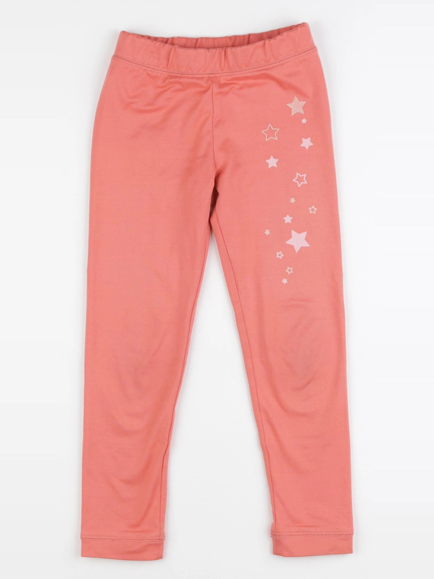 Vertbaudet - legging orange - 6 ans