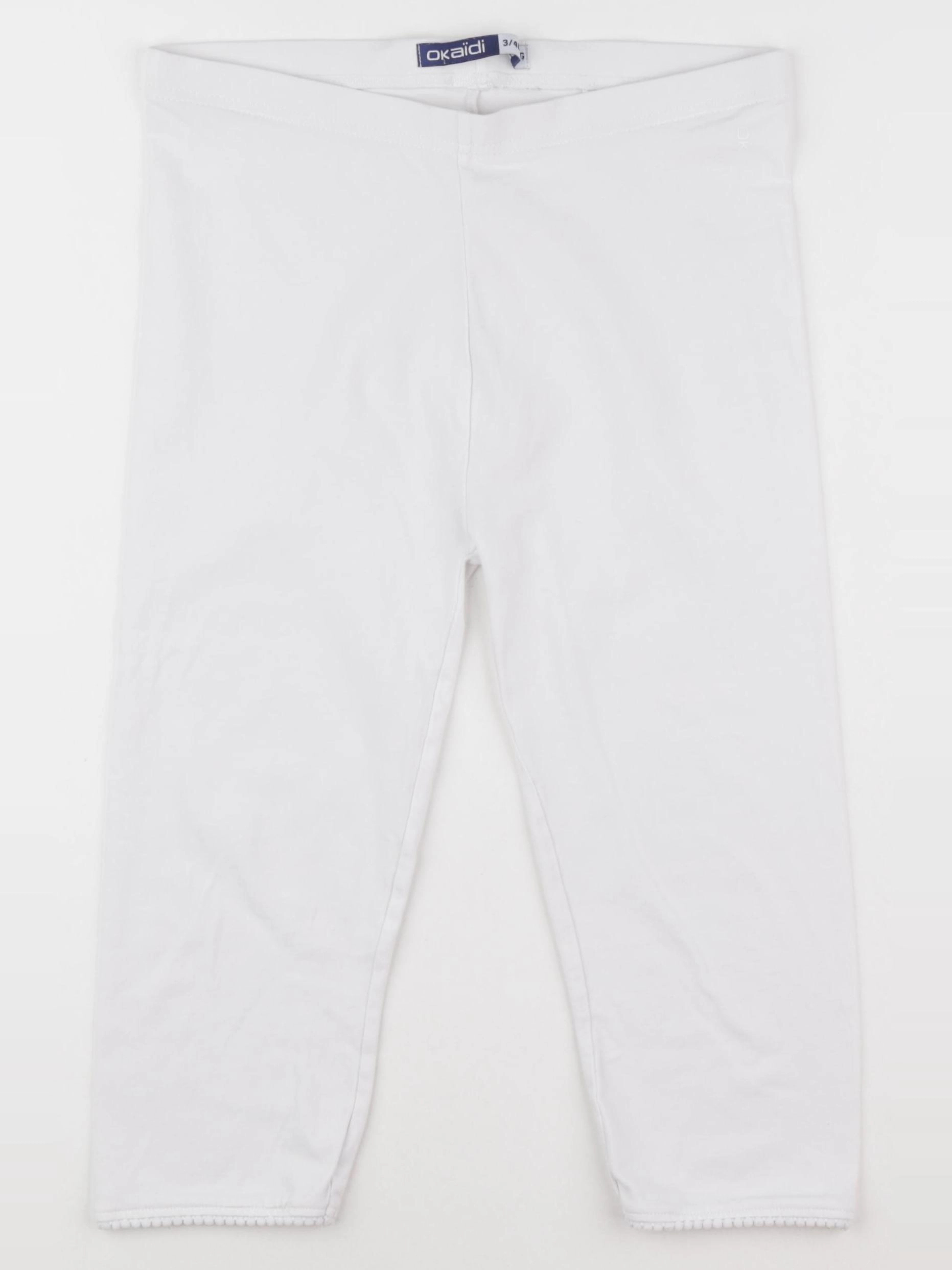 Okaidi - legging court blanc - 14 ans