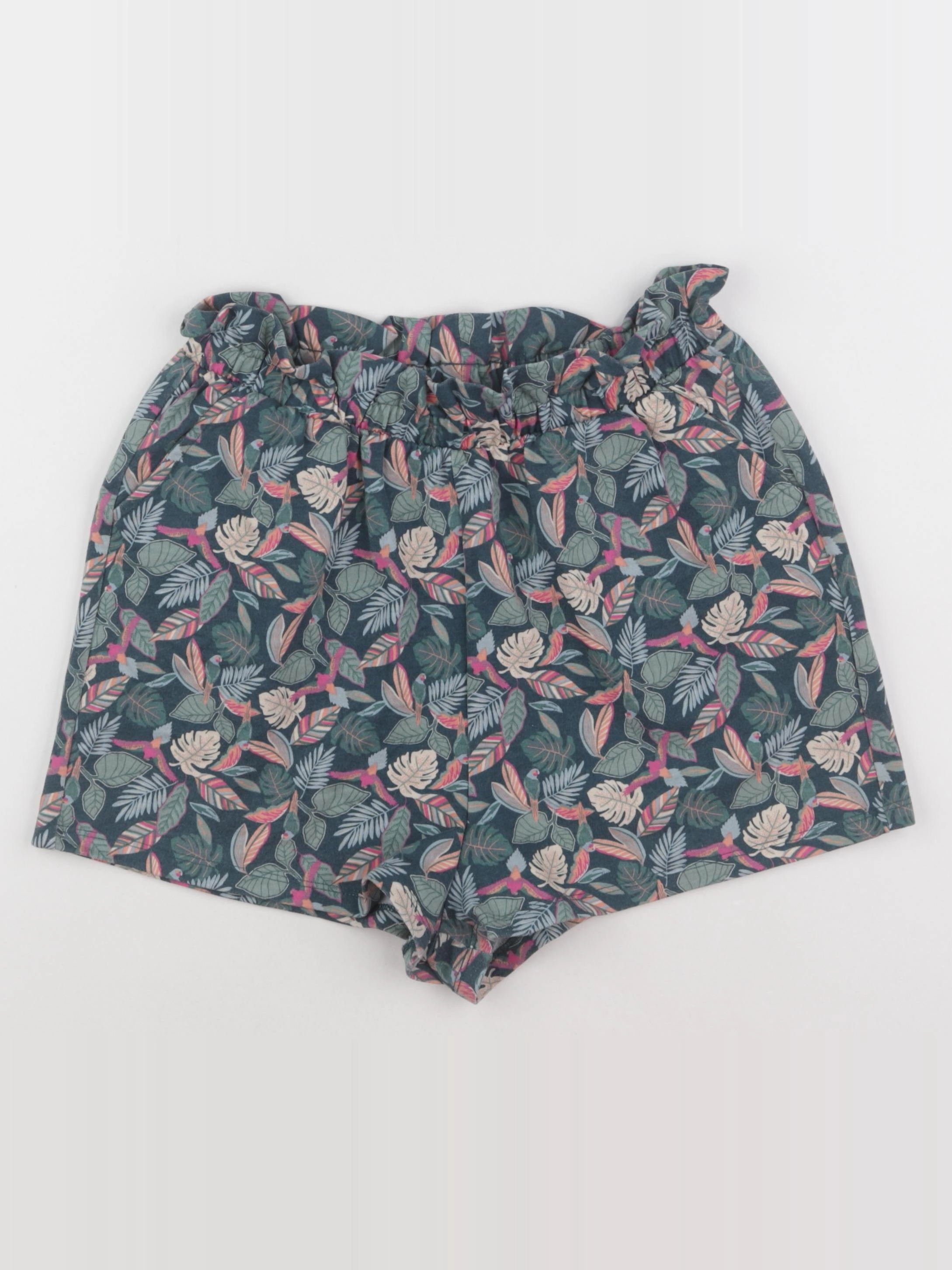 Vertbaudet - short vert, rose - 14 ans